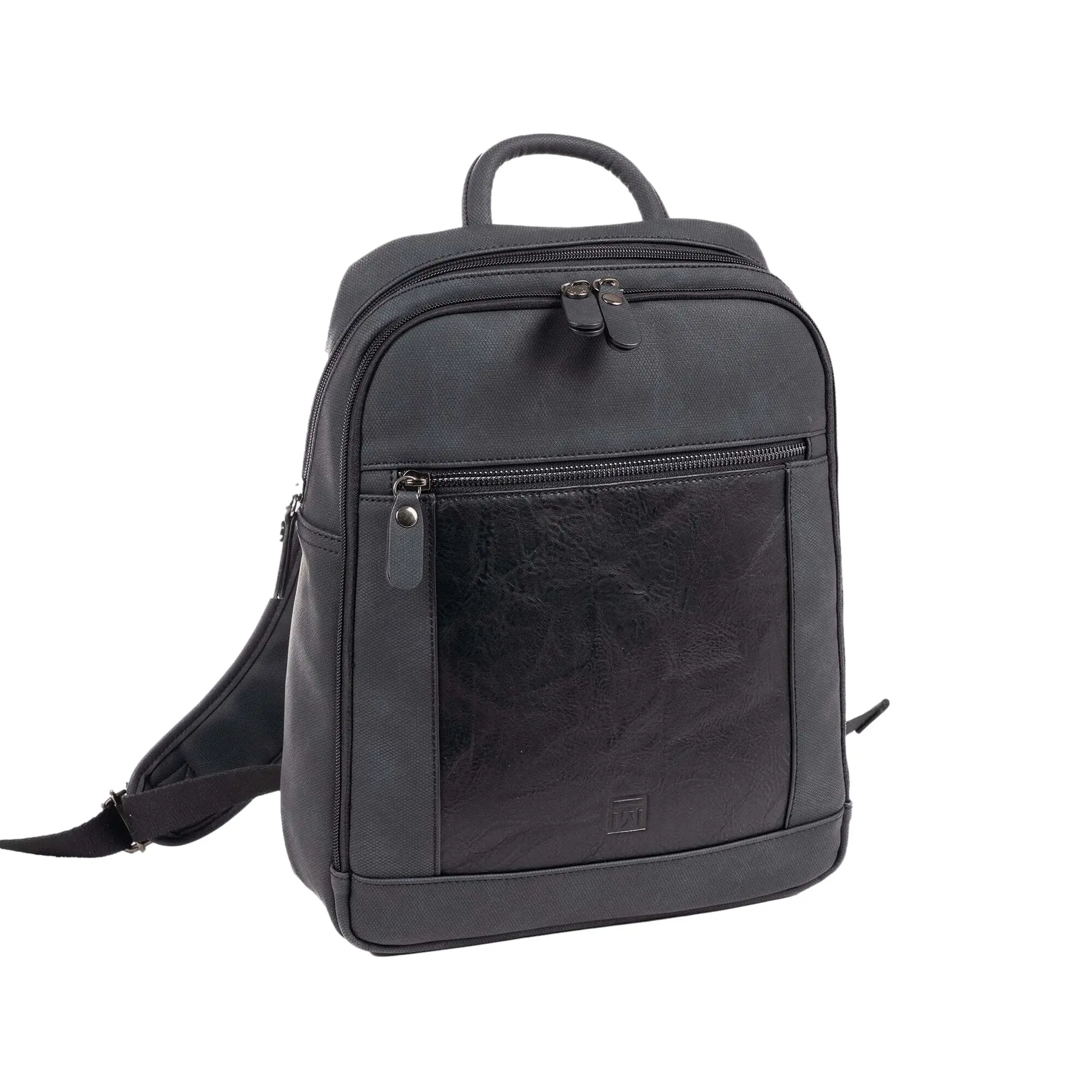 Matties Bags Men's Noir Canvas Collection Backpack