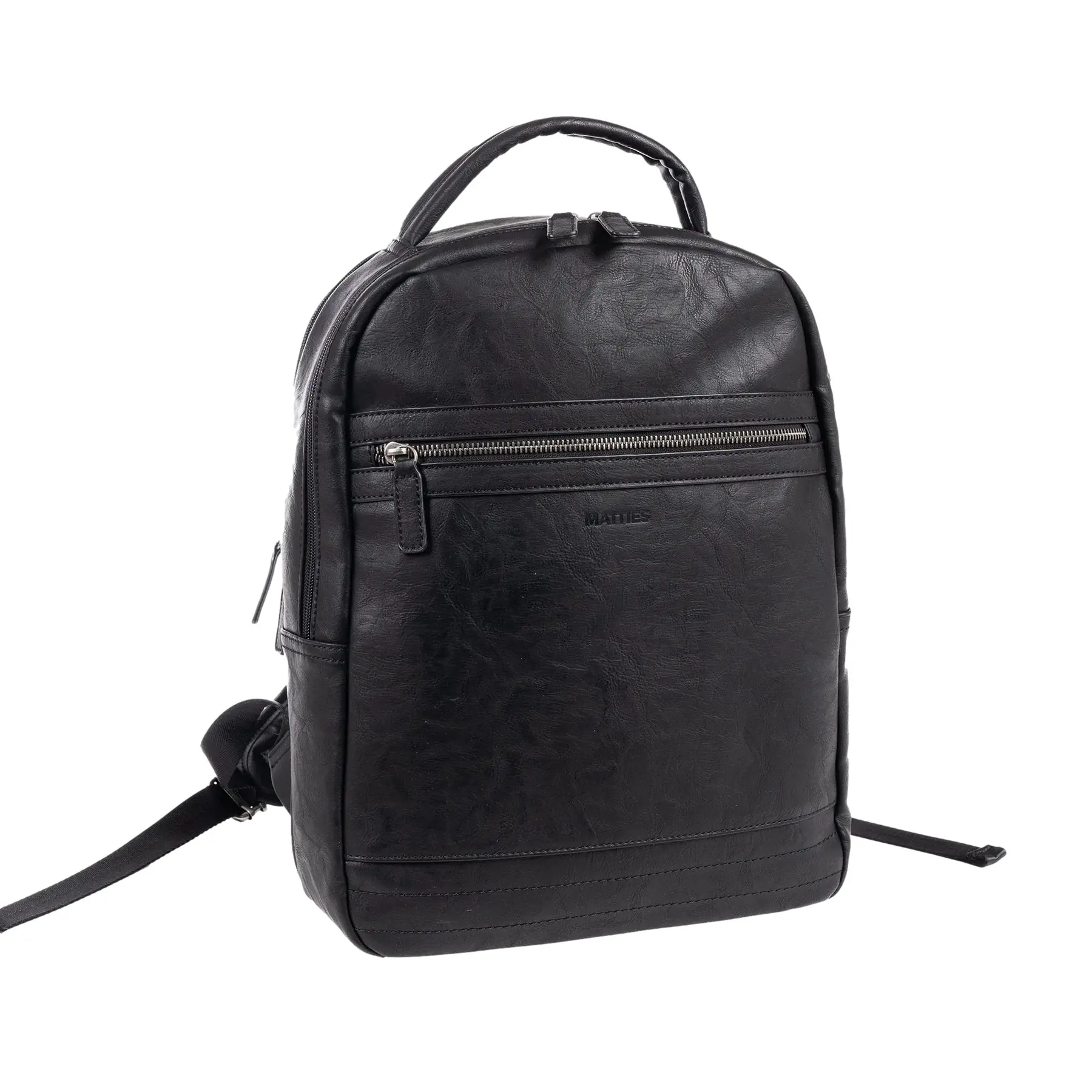 Matties Bags Men's Noir Elegant Backpack
