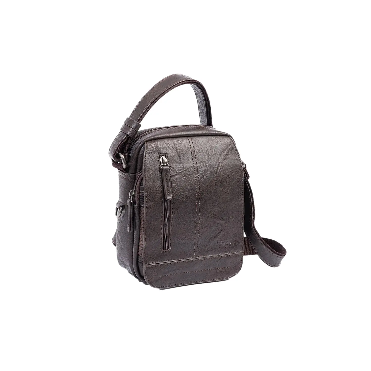 Matties Bags Men's Marron Elegant Shoulder Bag