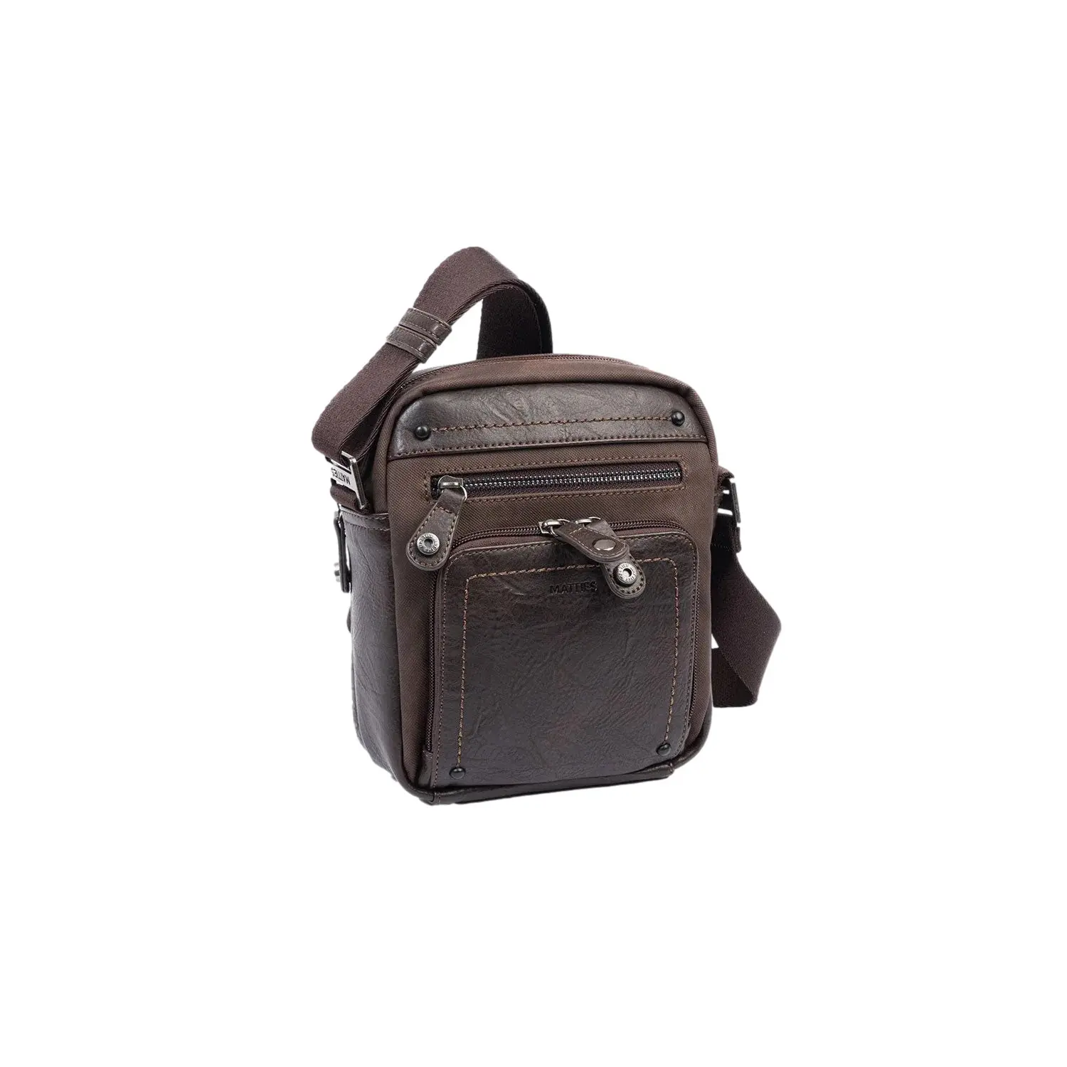 Matties Bags Unisex Marron Shoulder Bag Essence