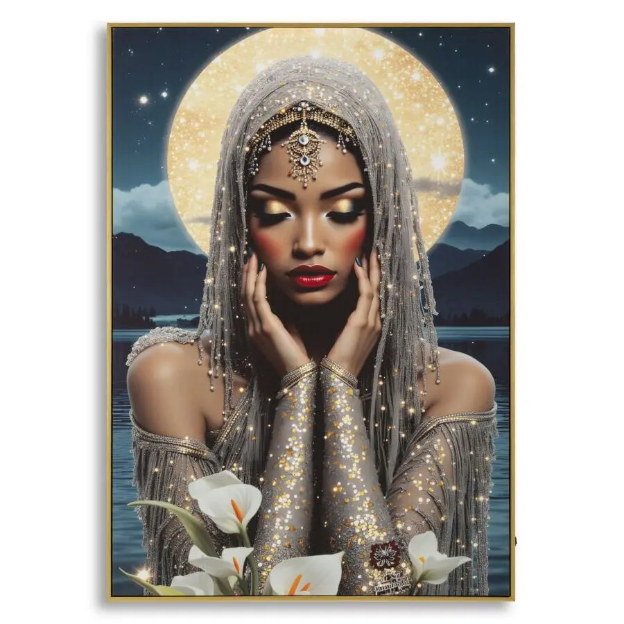 Wanddekorationsbild mit LED Mauro Ferretti Venus