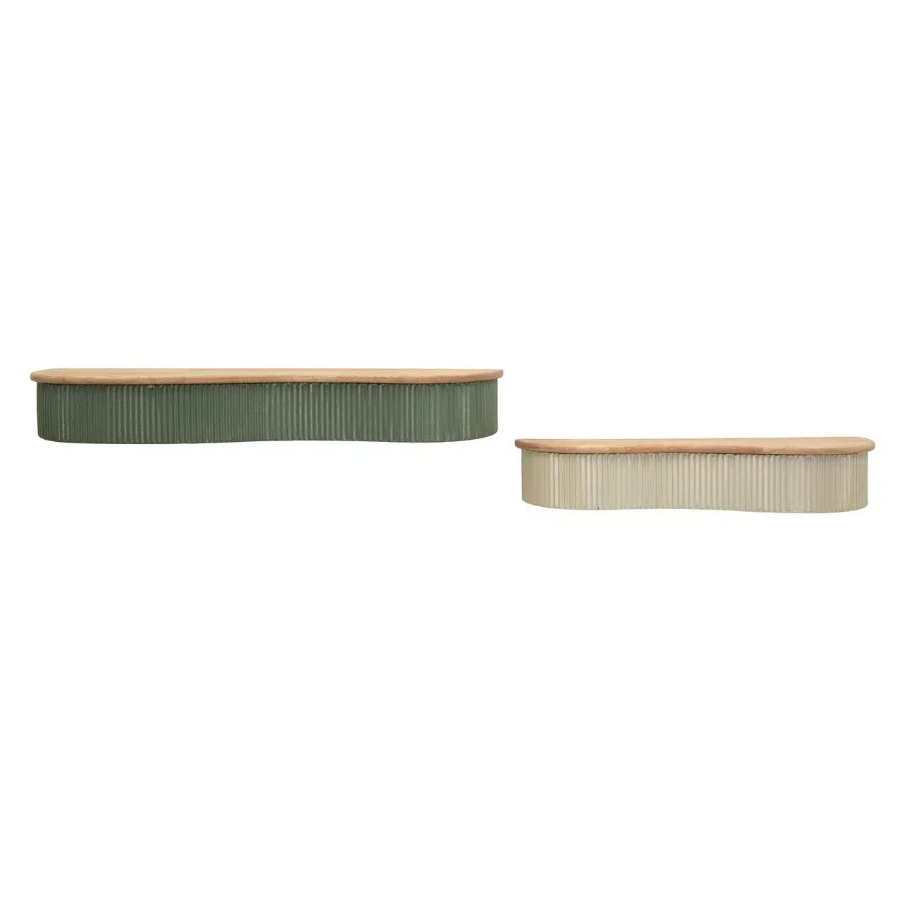 Wandplank Frankfurt Shelves Set 2 Pcs 86×18×12 cm