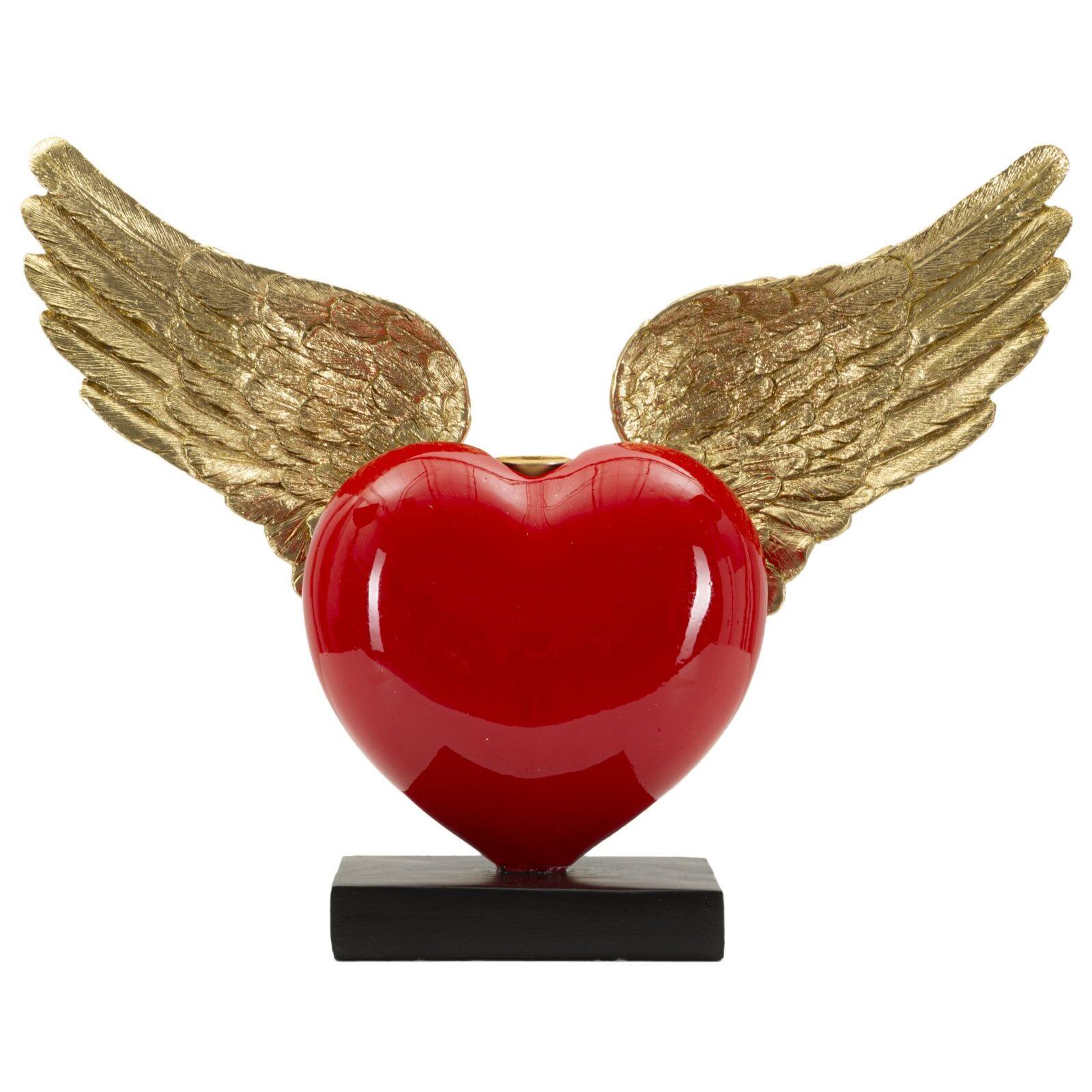 8024609380747 - Dekoratives Herz mit Flügeln Mauro Ferretti