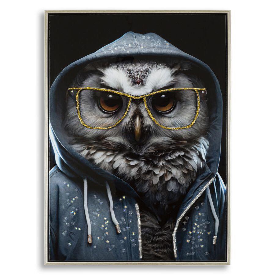 8024609375248 - Wanddekoration Leinwandmalerei mit Rahmen Laccato Edvy