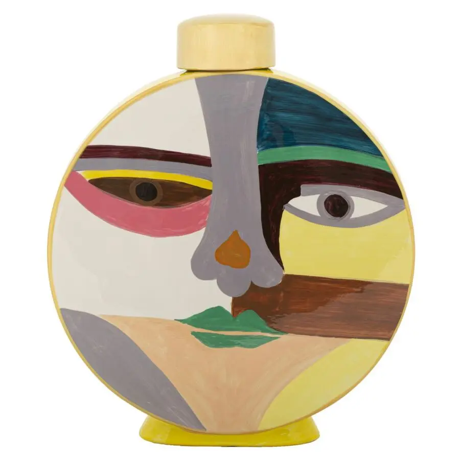 8024609381232 - Vase Piccassy Color Round