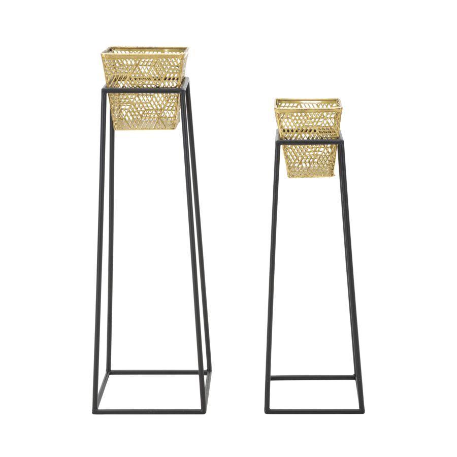 8024609355073 - Quadratischer Vase (x2)