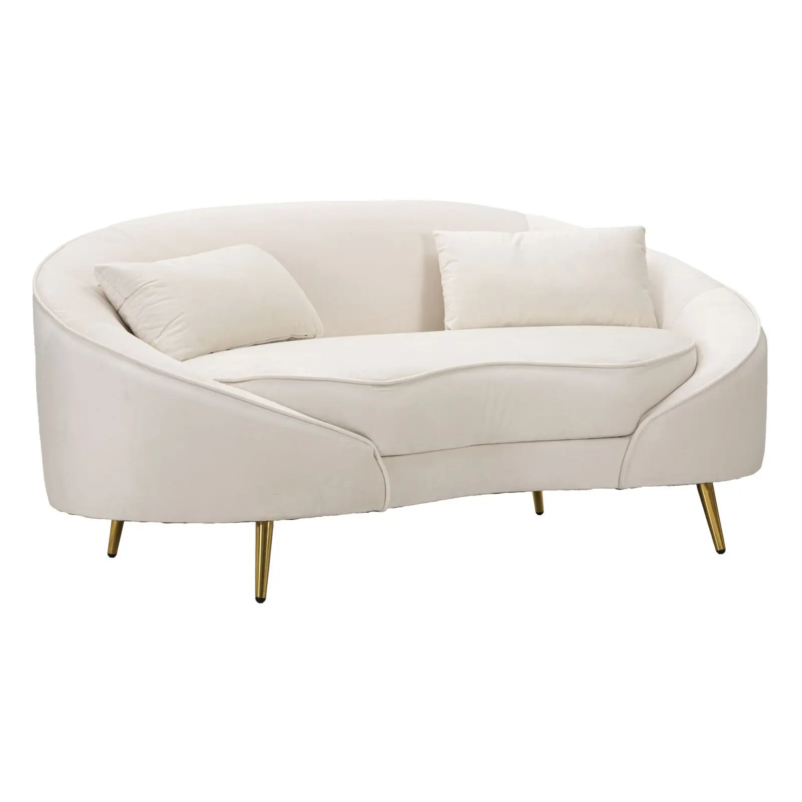 Zweisitziges Sofa mit Kissen Mauro Ferretti Olso