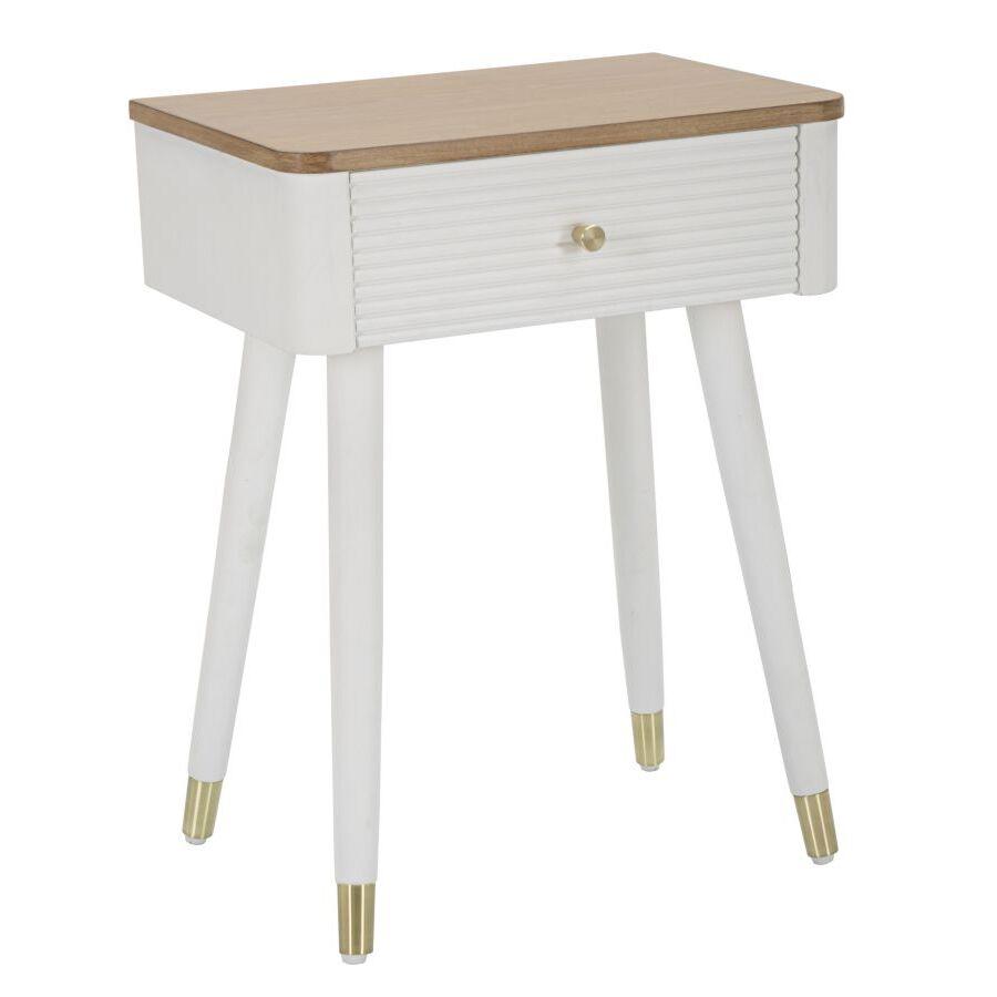 8024609365805 - Nachttisch aus Holz mit Schublade Mauro Ferretti