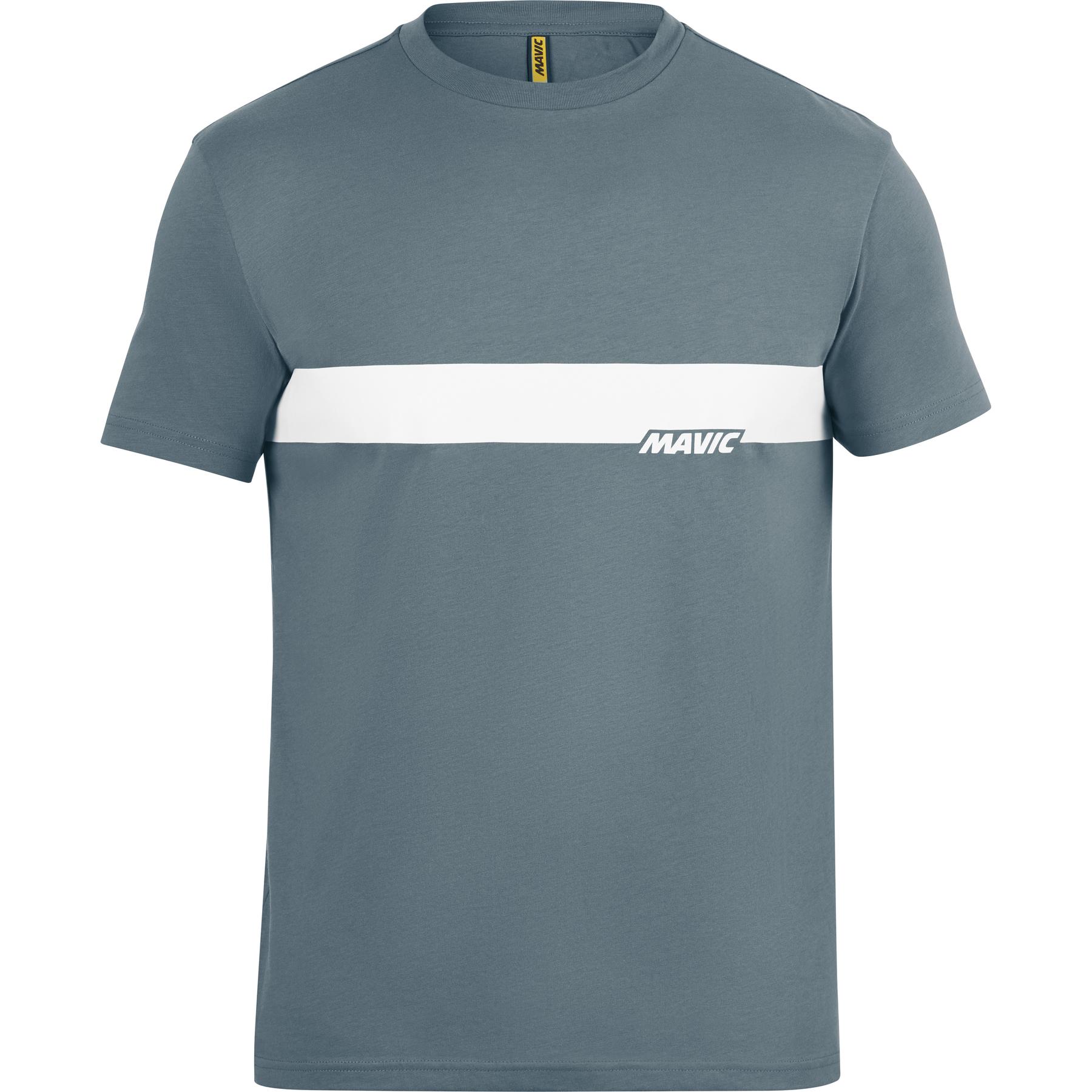 Velo Store - UK T-shirt Mavic Corporate Stripe | Extra 10% off with Subscription, Postage £16.79 to UK Fedex.