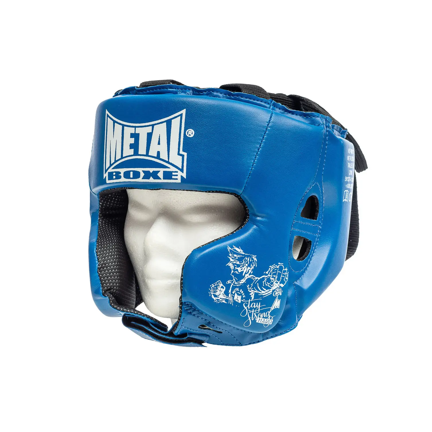 Casque boxe entraînement PU enfant Metal Boxe