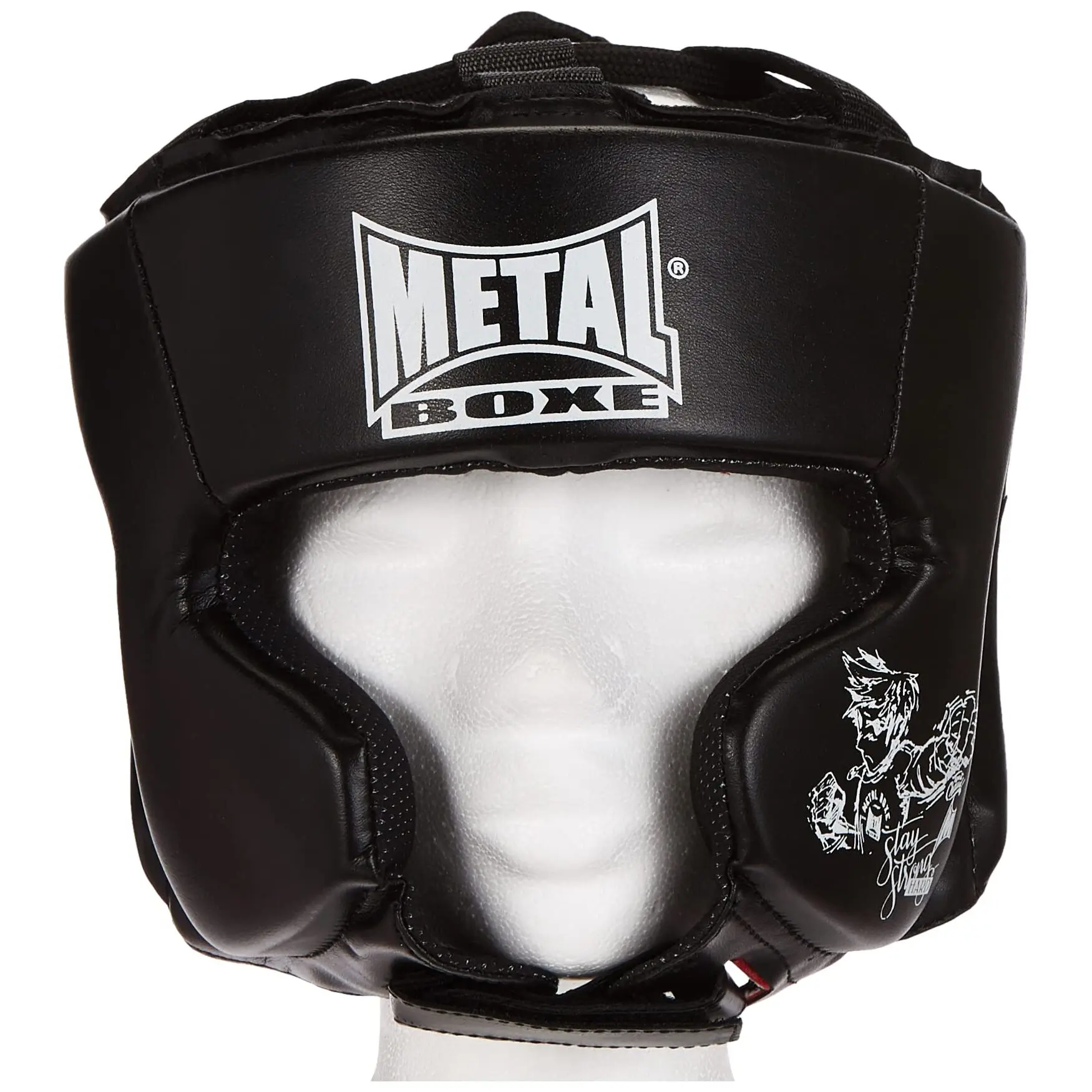 Casque boxe entraînement PU enfant Metal Boxe