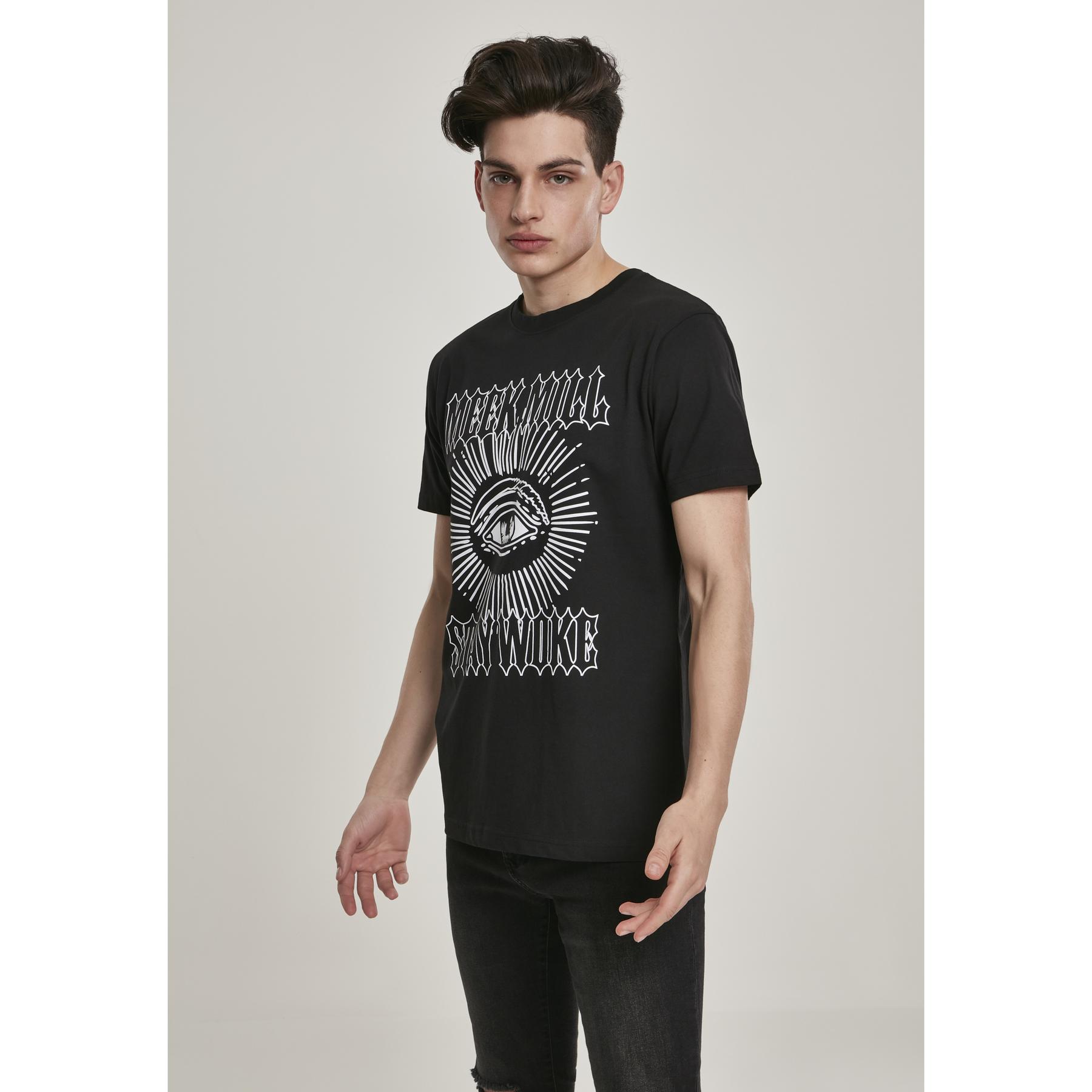4053838395646 - T-Shirt MEEK MILL WOKE EYE-C TEE MC355 Black