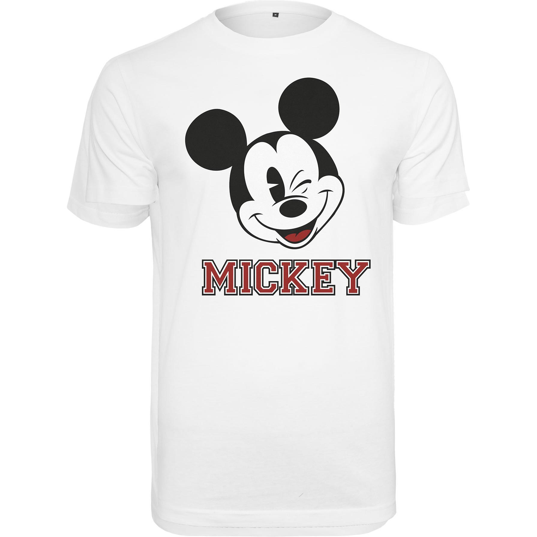 4053838418147 - T-Shirt MICKEY COLLEGE TEE MC419 White