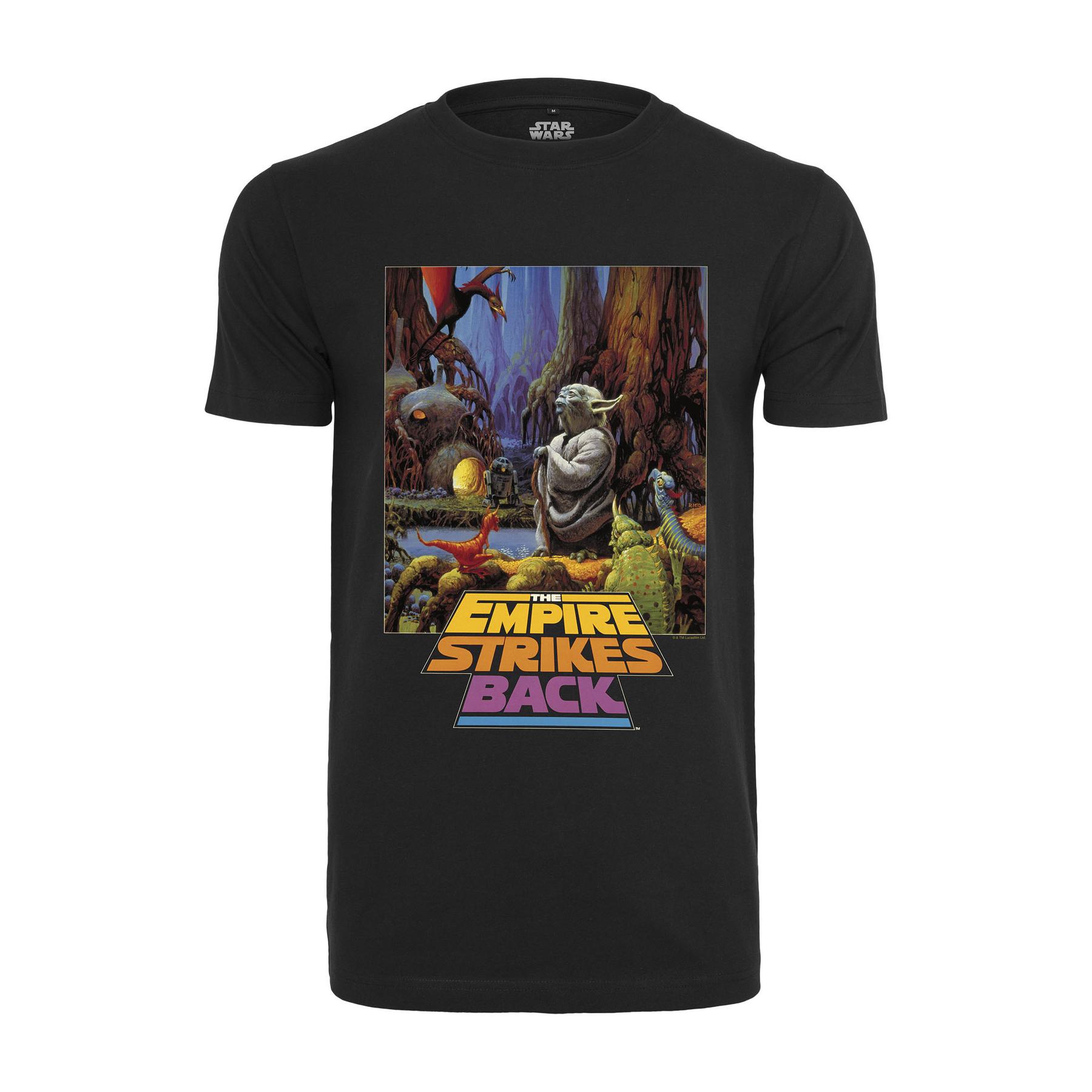 4053838432976 - T-Shirt STAR WARS YODA POSTER TEE MC440 Black