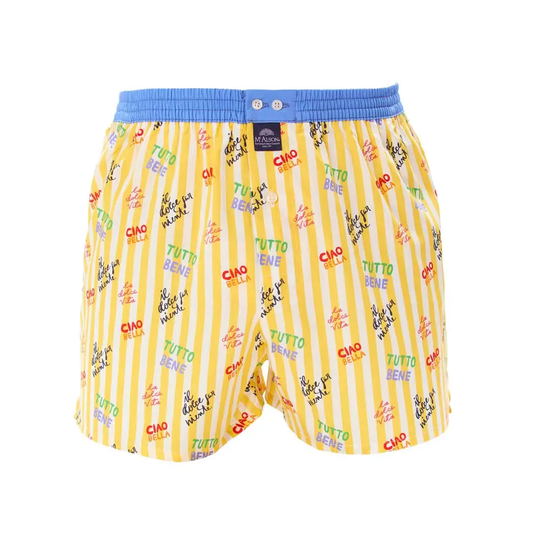 Mcalson Men's Jaune Underpants La Dolce Vita
