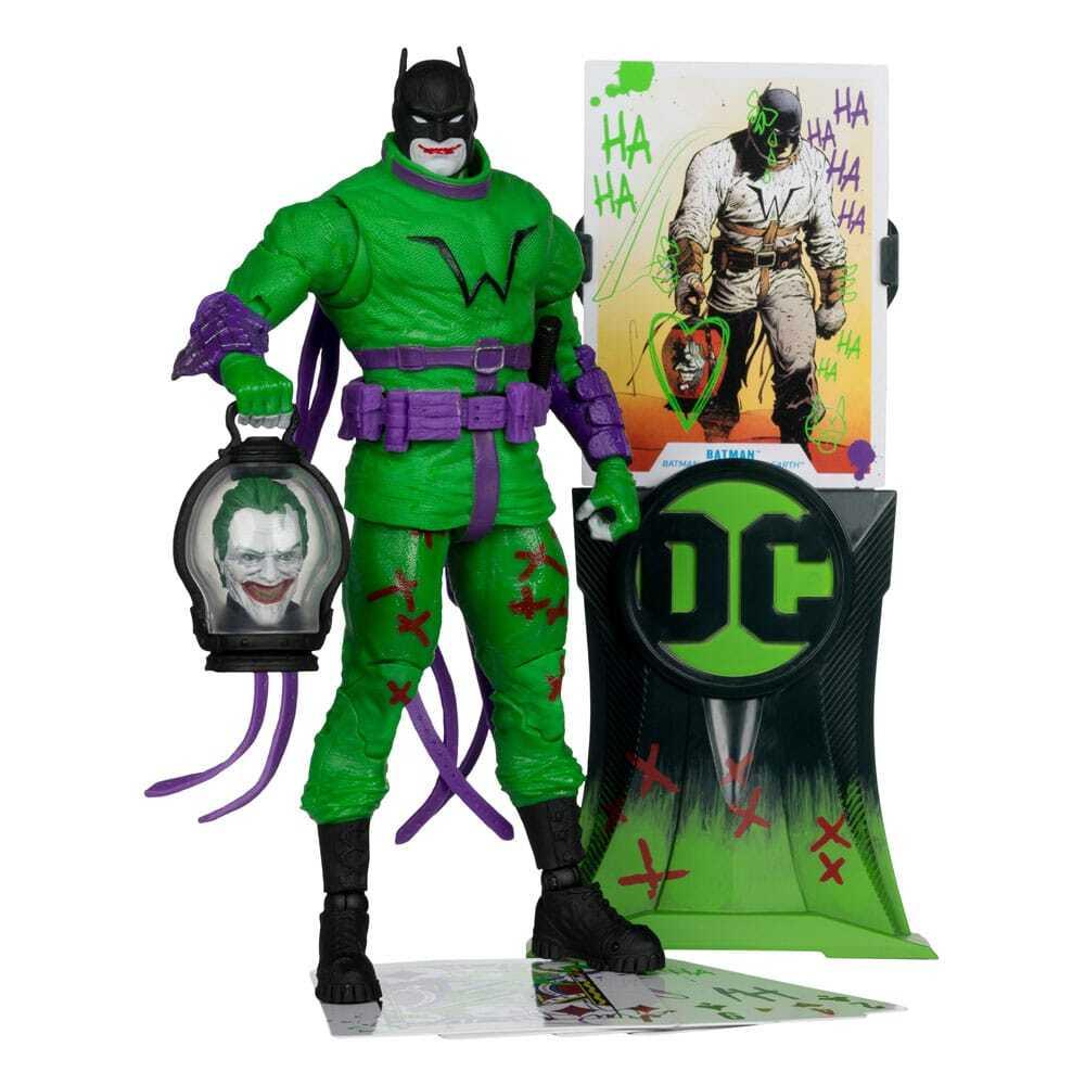 0787926172249 - Figurine DC Multiverse Batman (Batman Last Knight on Earth) Jokerized (Gold Label)