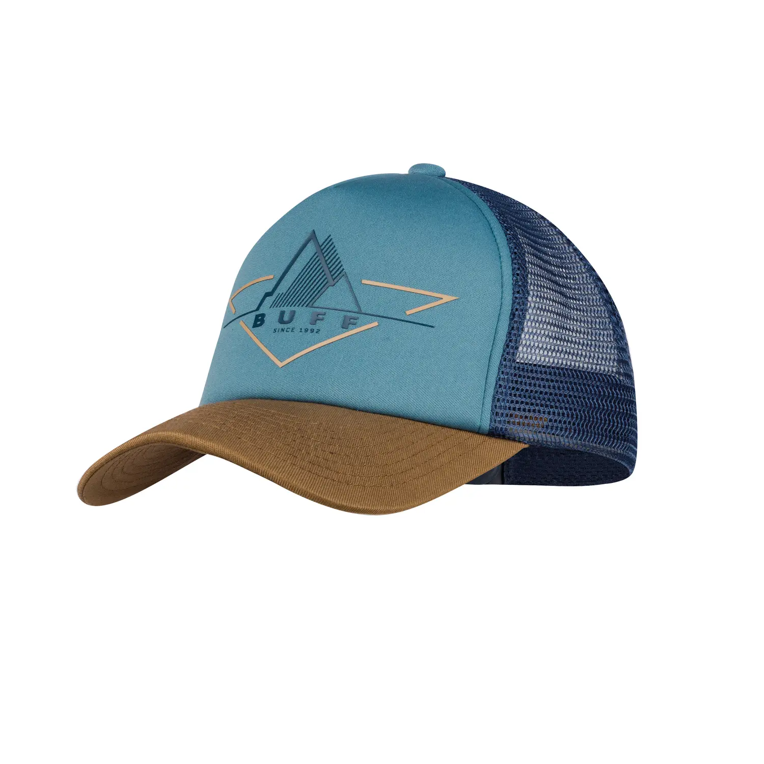 Buff Men's Bleu Cap Trucker Brak Stone Blue