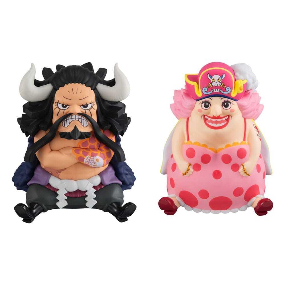 4535123838729 - PVC-Figurine One Piece Look Up Kaido the Beast & Big Mom (with Gourd & Semla)
