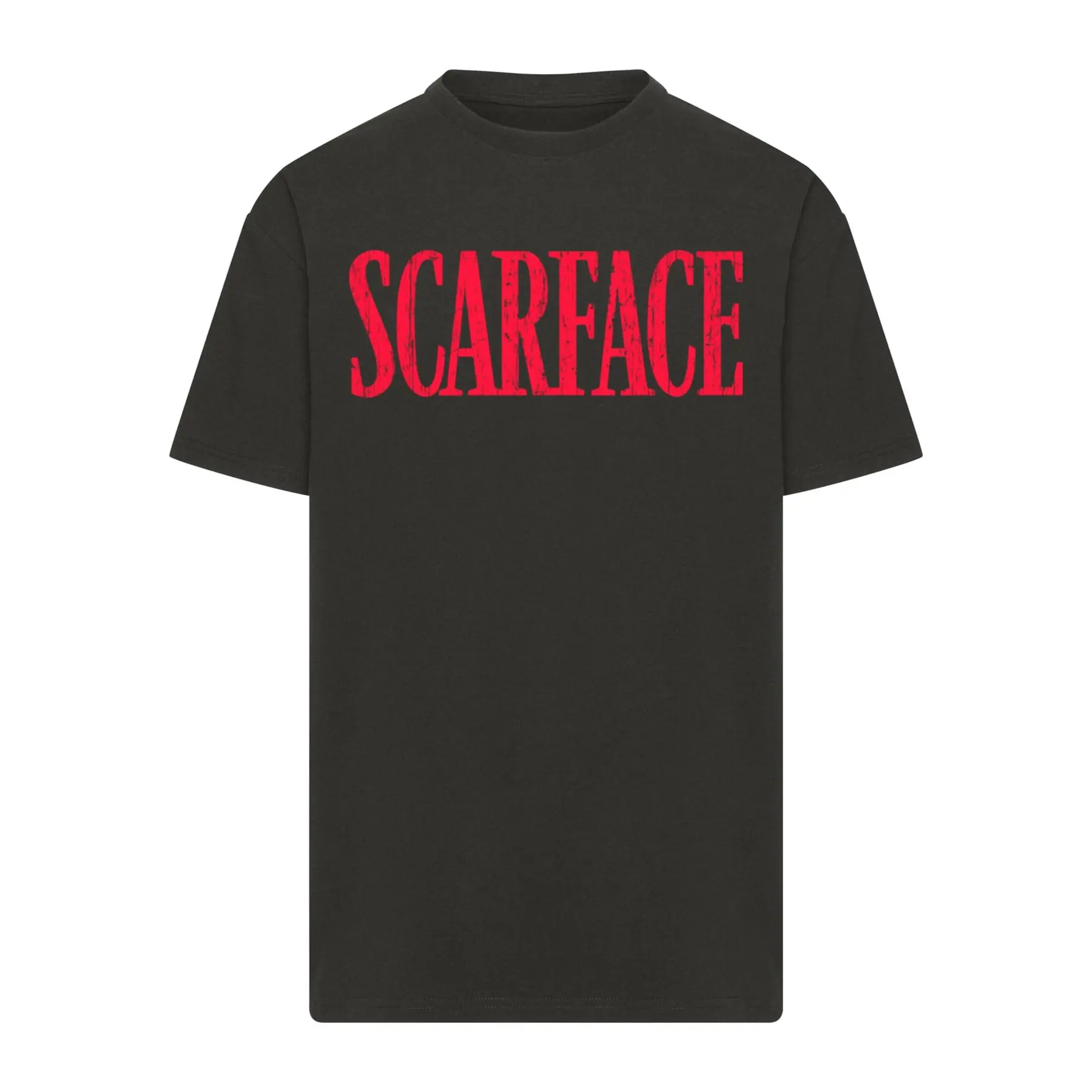 Oversize T-Shirt mit vintage Logo Merchcode Scarface