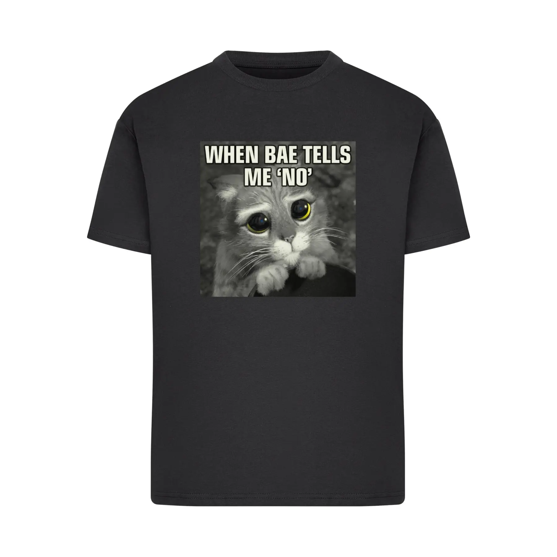 Damen T-Shirt Merchcode Shrek When Bae tells me no