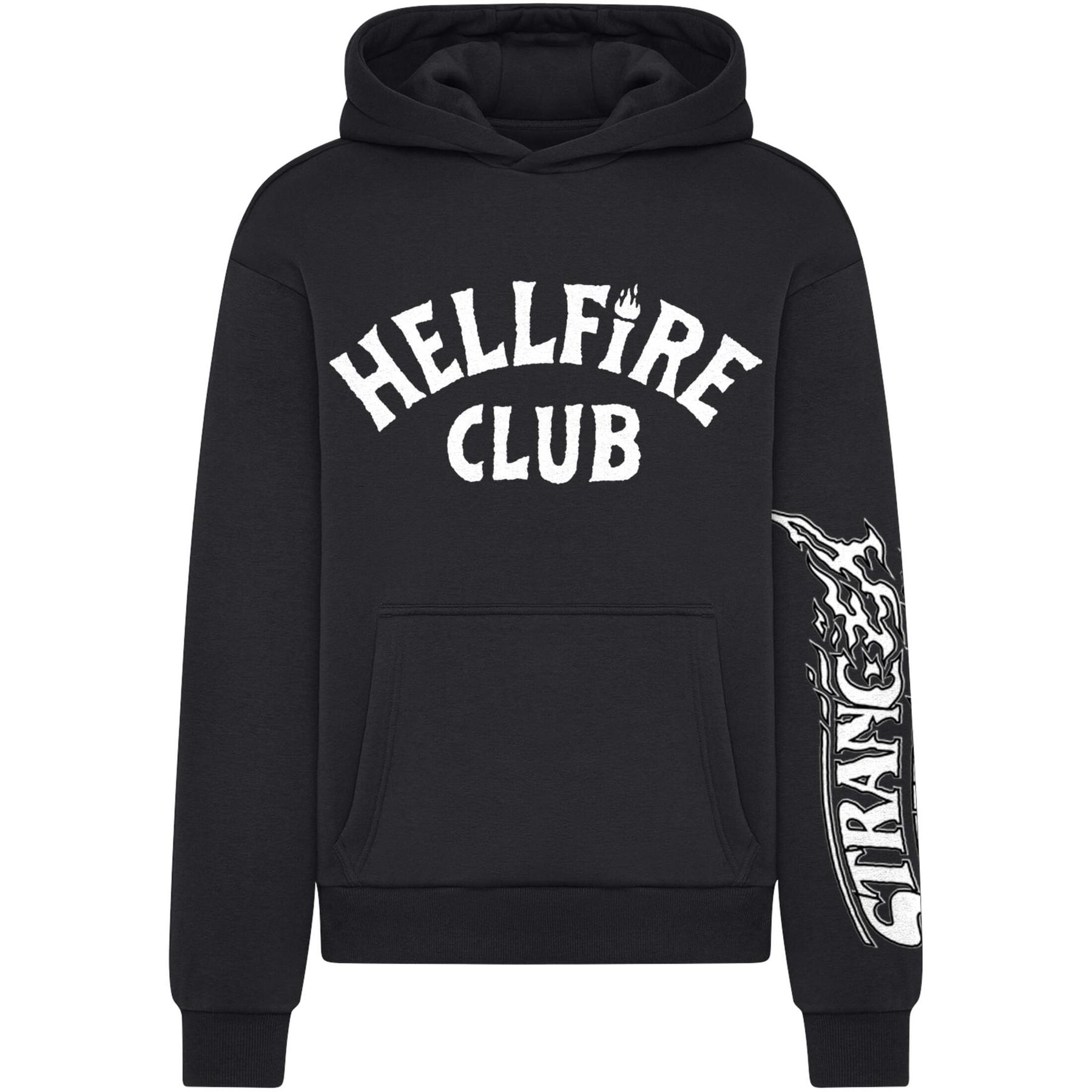 4065812915825 - Hoodie Stranger Things Hellfire Club Fluffy