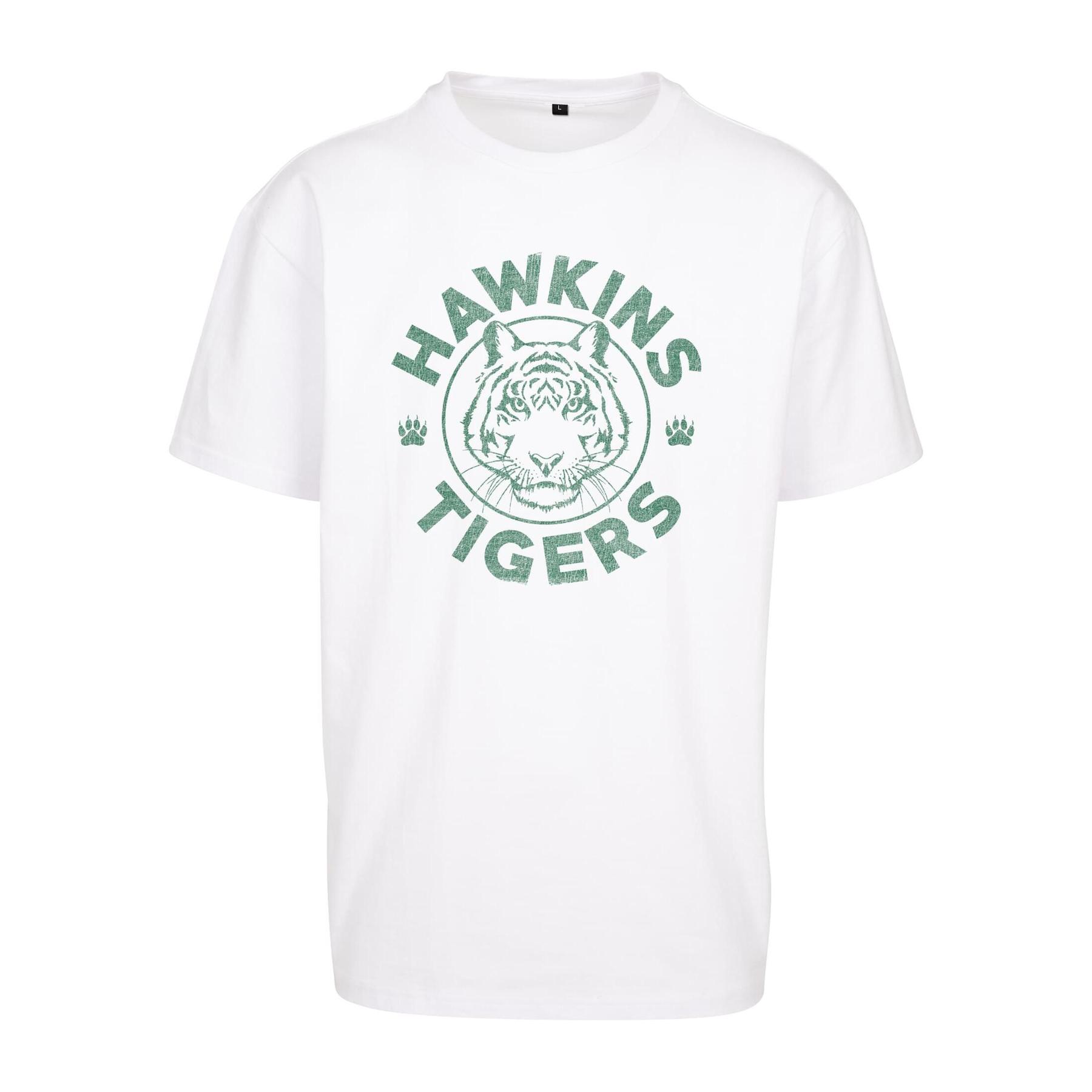 4065812916341 - T-Shirt Stranger Things Hawkins Tigers Oversize