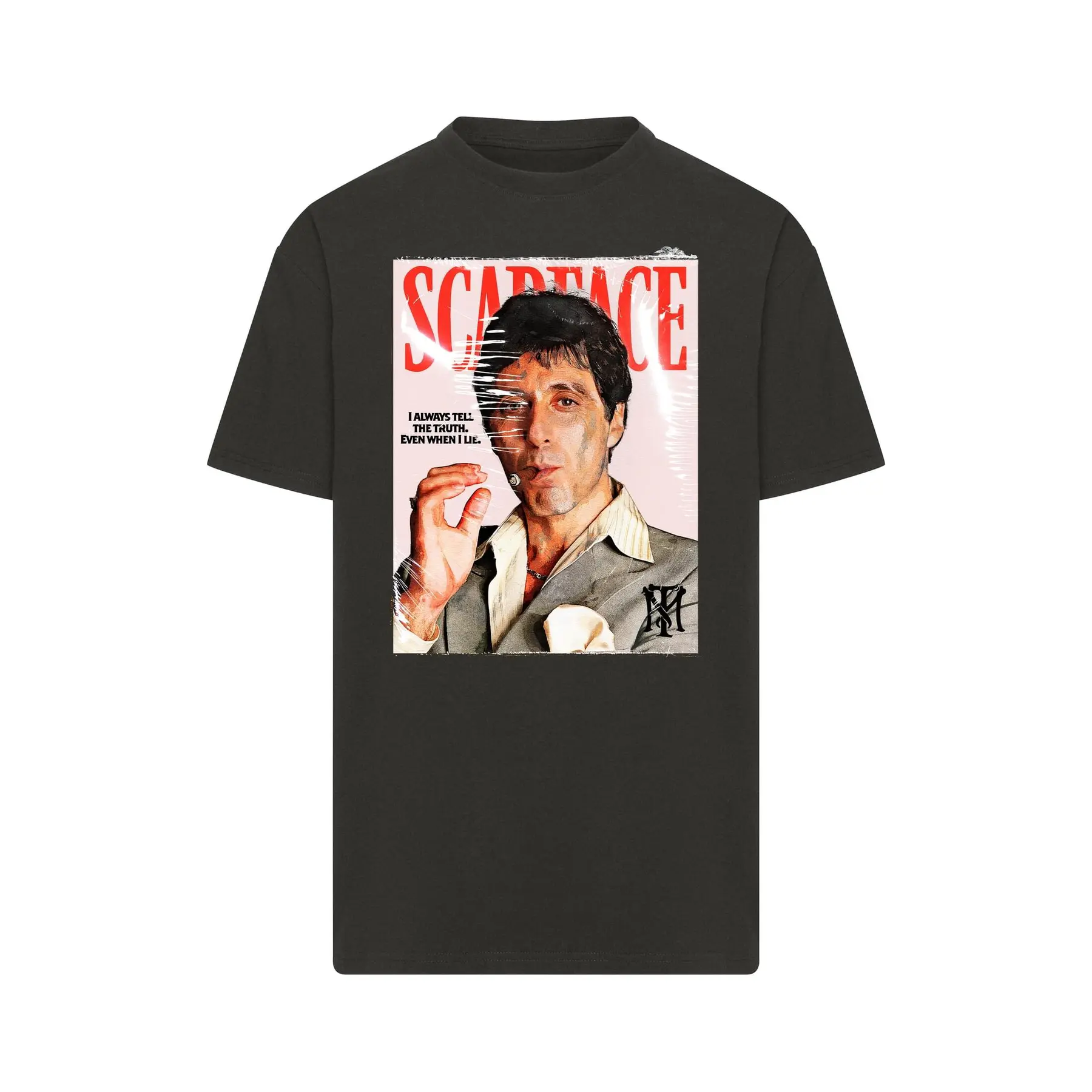 Oversized T-Shirt Merchcode Scarface Magazine Cover