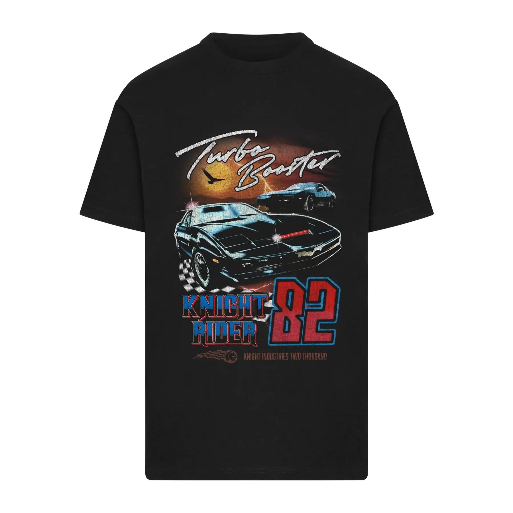 T-shirt Merchcode Knight Rider Turbo Booster