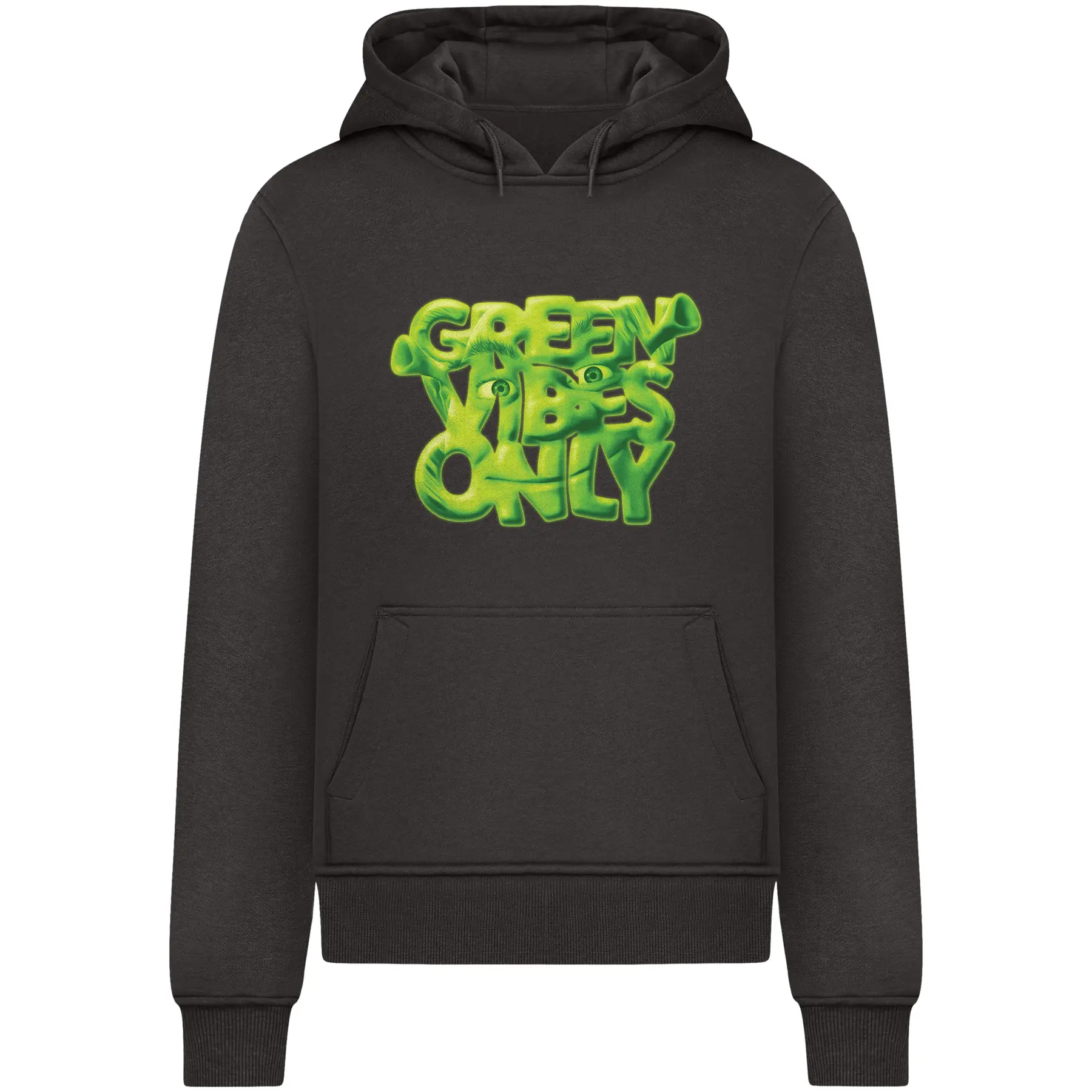 Hooded sweatshirt Merchcode Shrek Green Vibes Only