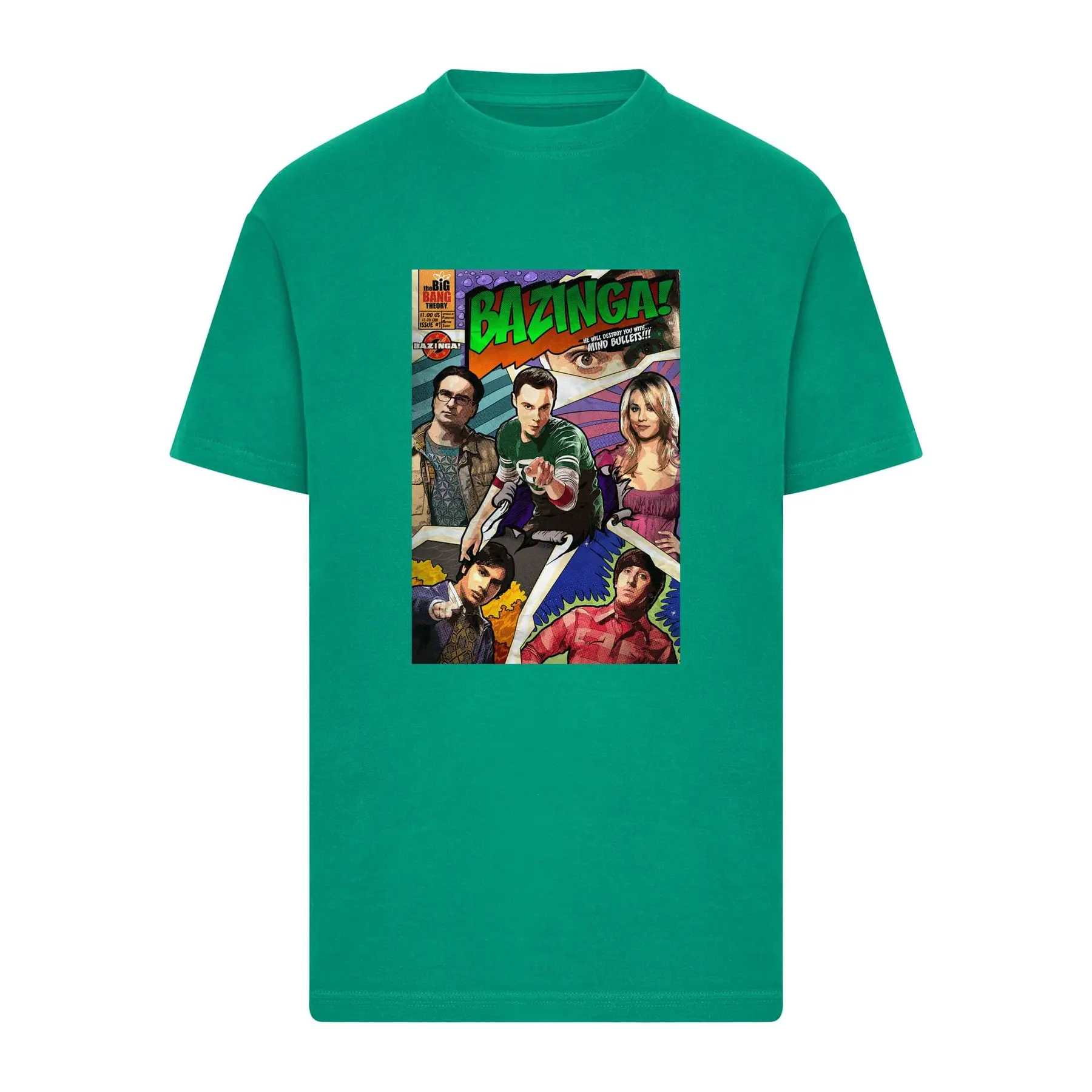T-shirt Merchcode The Big Bang Theory Bazinga Magazine Cover