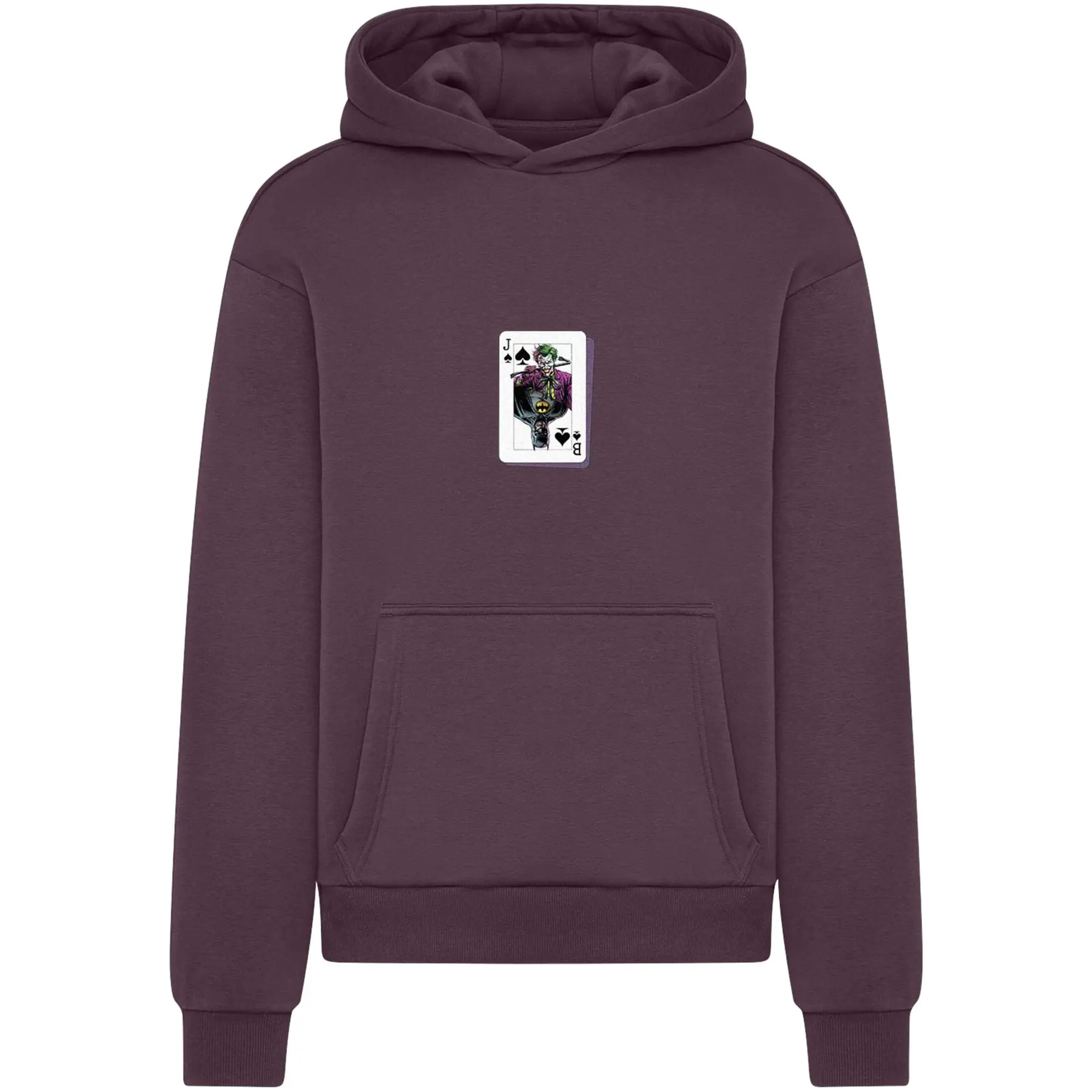 Hooded sweatshirt Merchcode Batman the Joker Card Fluffy