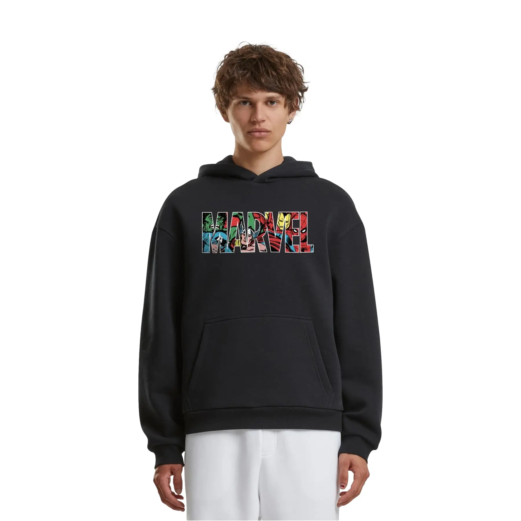 Kapuzensweatshirt Merchcode Marvel Logo Character