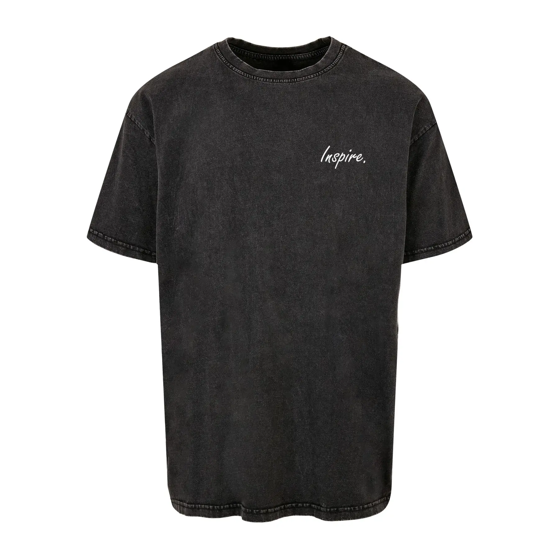 Oversized T-Shirt Merchcode Inspire Acid Washed Heavy