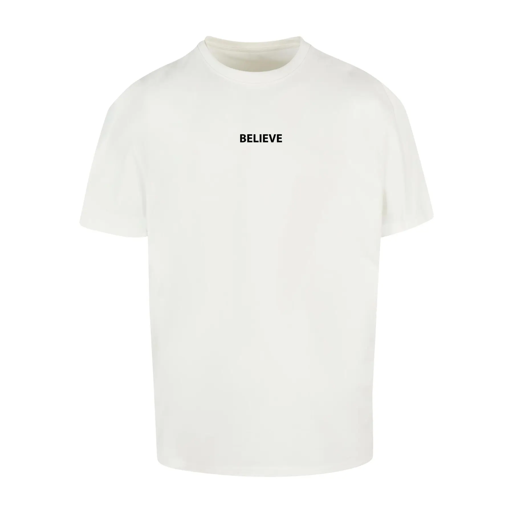 Oversized T-Shirt Merchcode Believe Front Heavy
