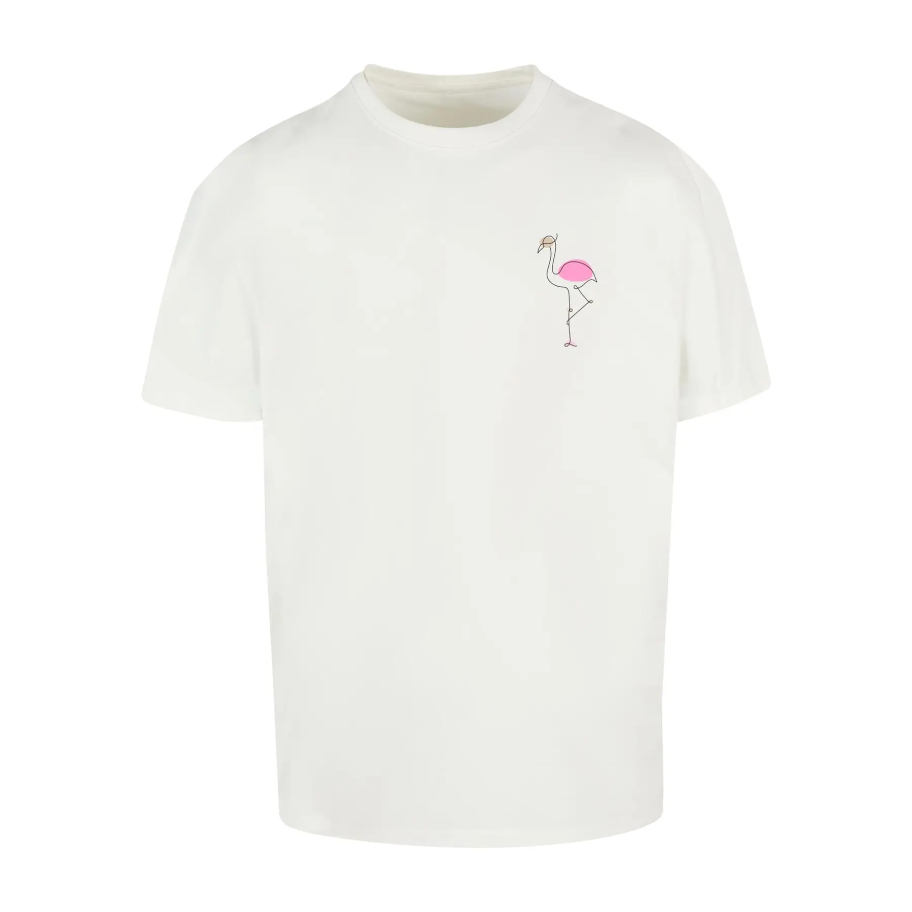 Oversized T-Shirt Merchcode Flamingo Heavy