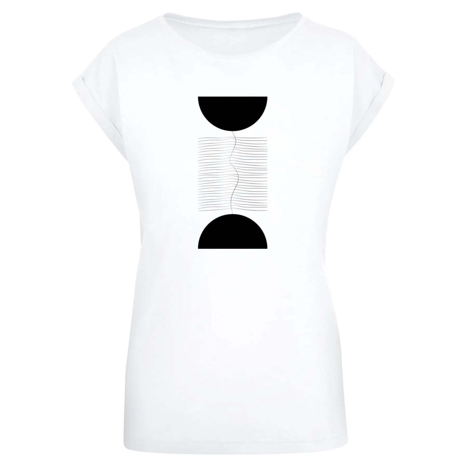T-shirt da donna  Abstract Lines
