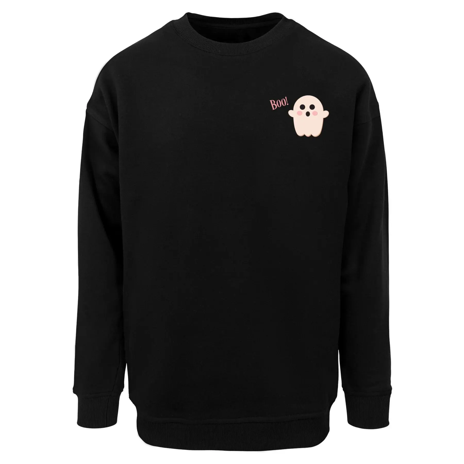 Rundhalsausschnitt Sweatshirt Merchcode Halloween - Boo Ghost