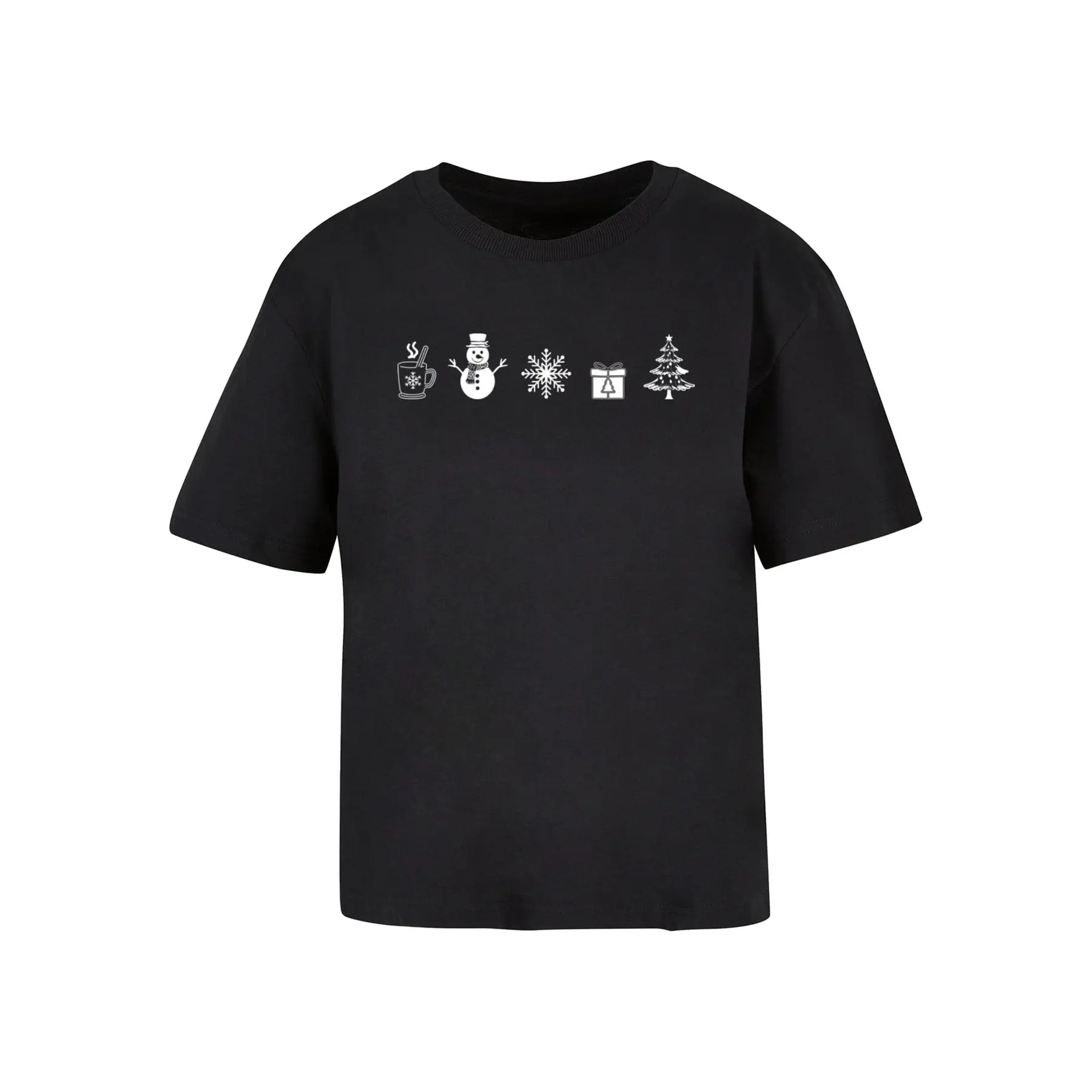 T-shirt da donna  Christmas Elements