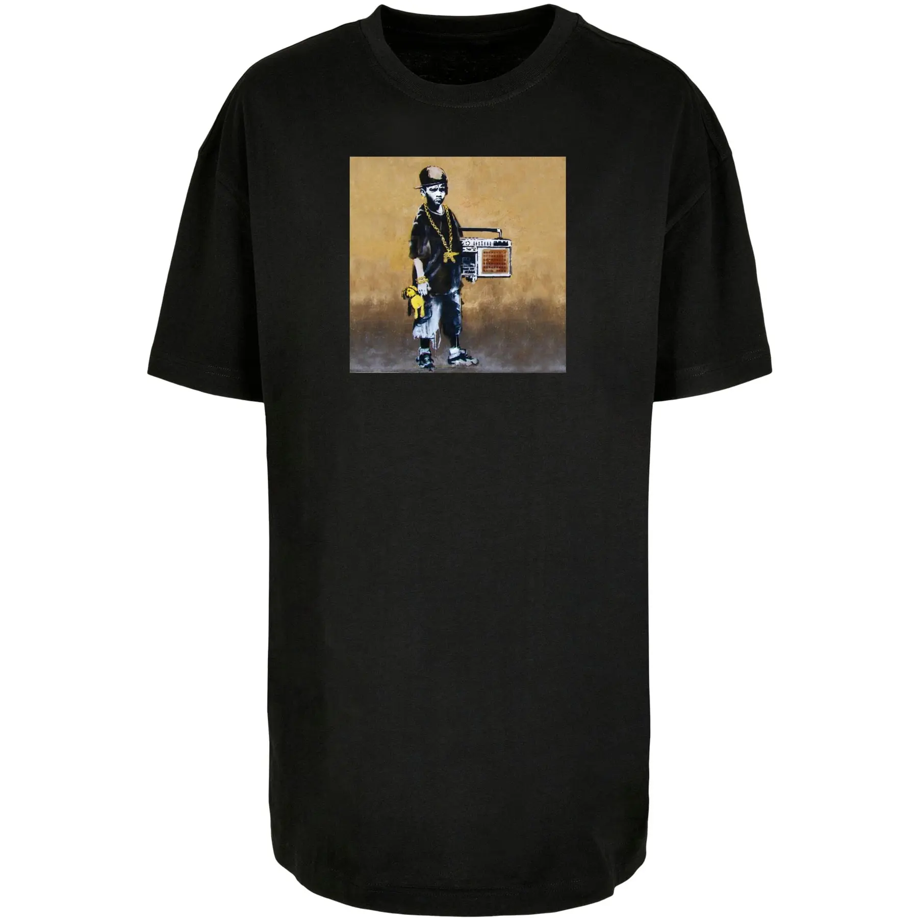 T-shirt oversize da donna  Brandalised - Boy With Teddy Picture