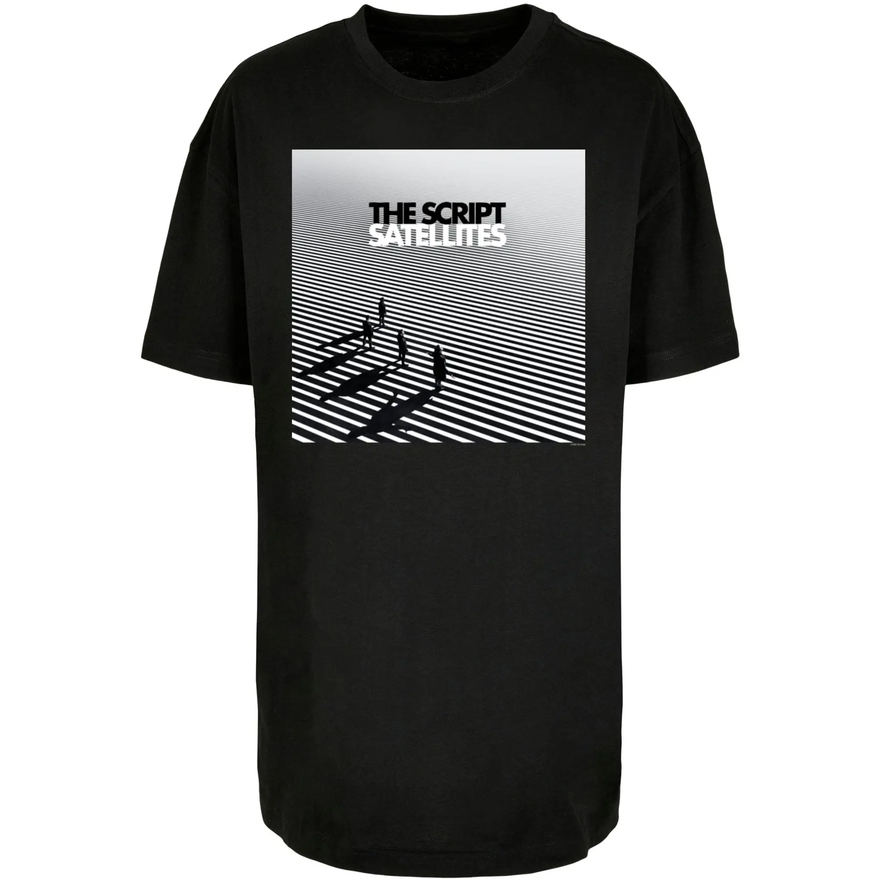 Image of Oversized T-Shirt Merchcode The Script - Satellites Album Cover
