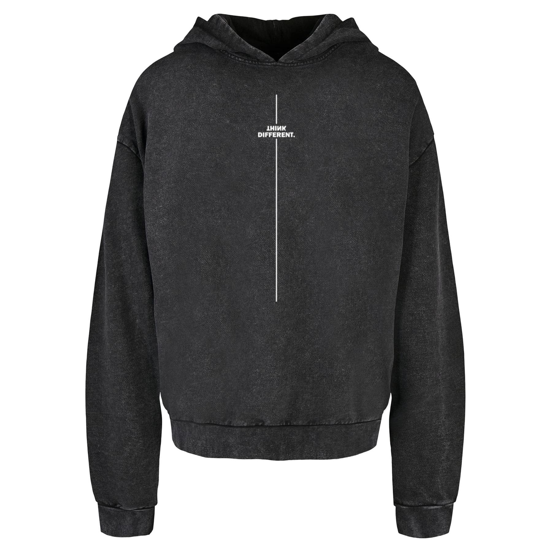 4069389442647 - Hoodie Think Different Acid Washed