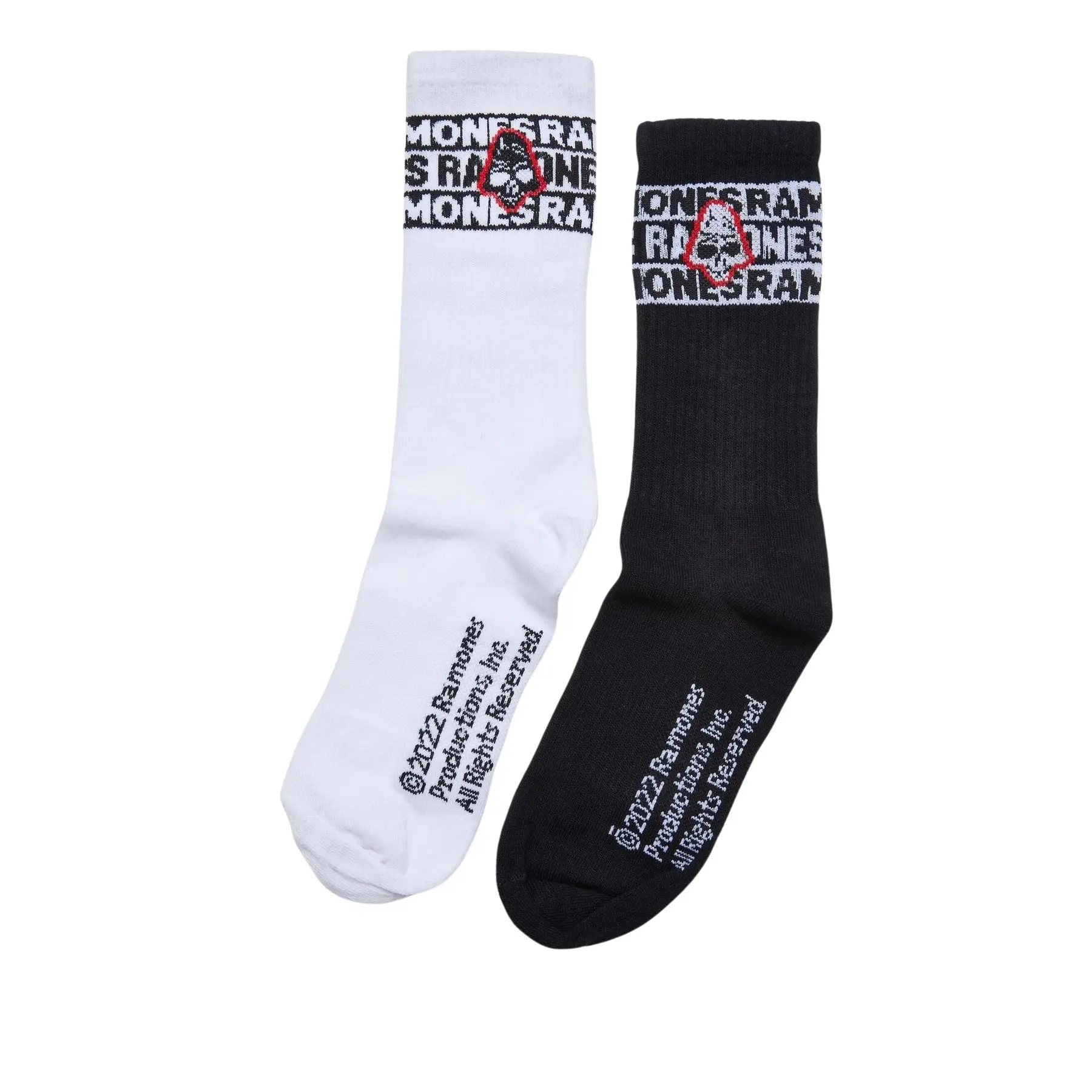 4065812176318 - Paar Socken Ramones Skull (x2)