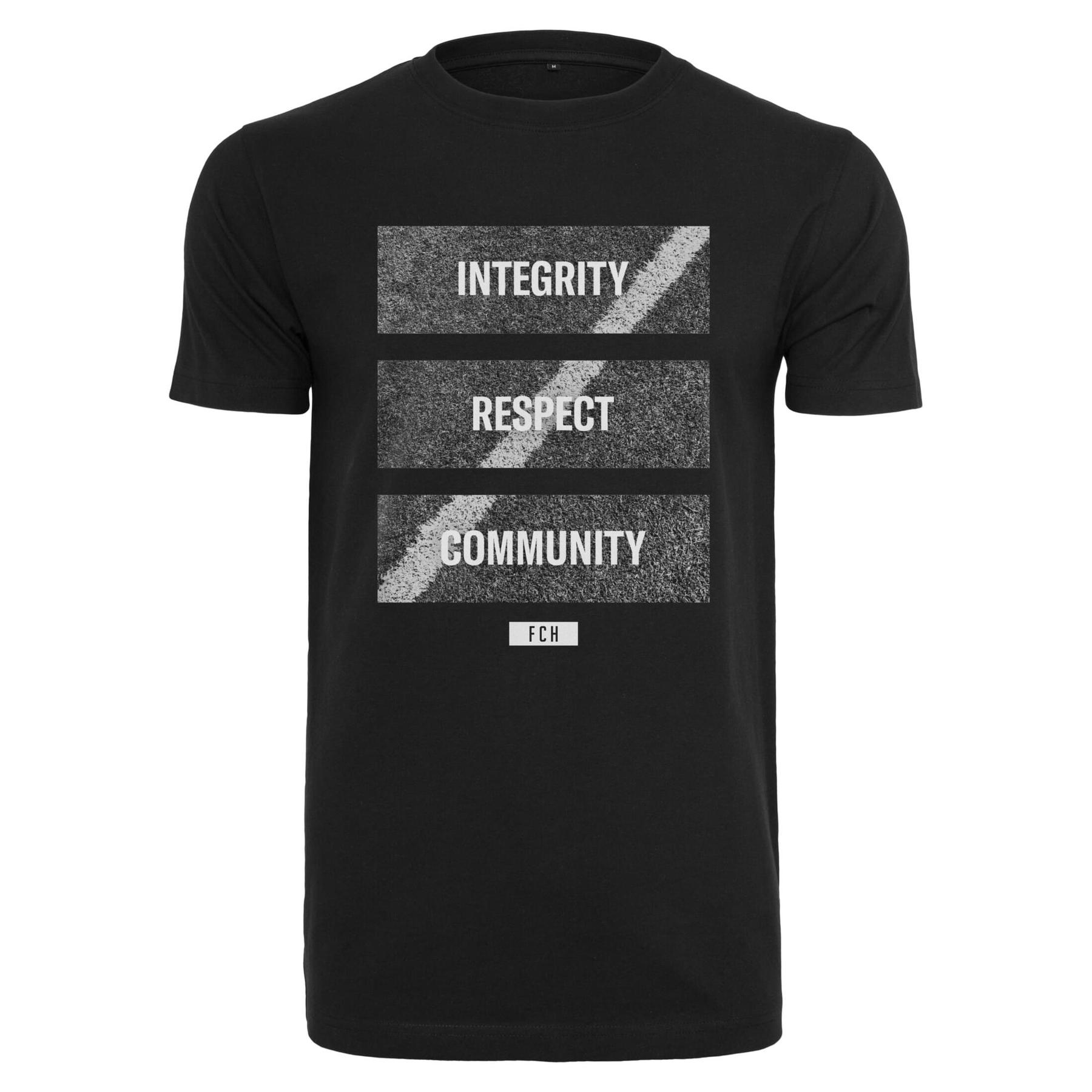 4066051404101 - T-Shirt Footballs Coming Home Integrity Respect Community