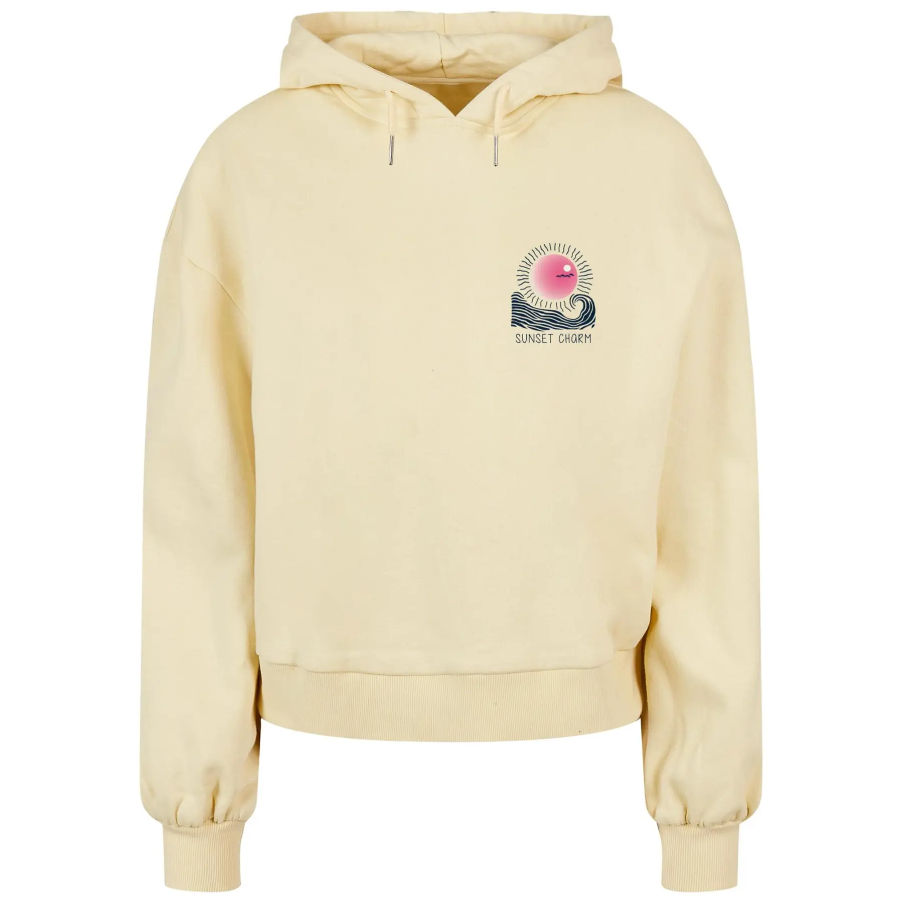 4068841998210 - Oversized Hoodie Damen Sunset Charm