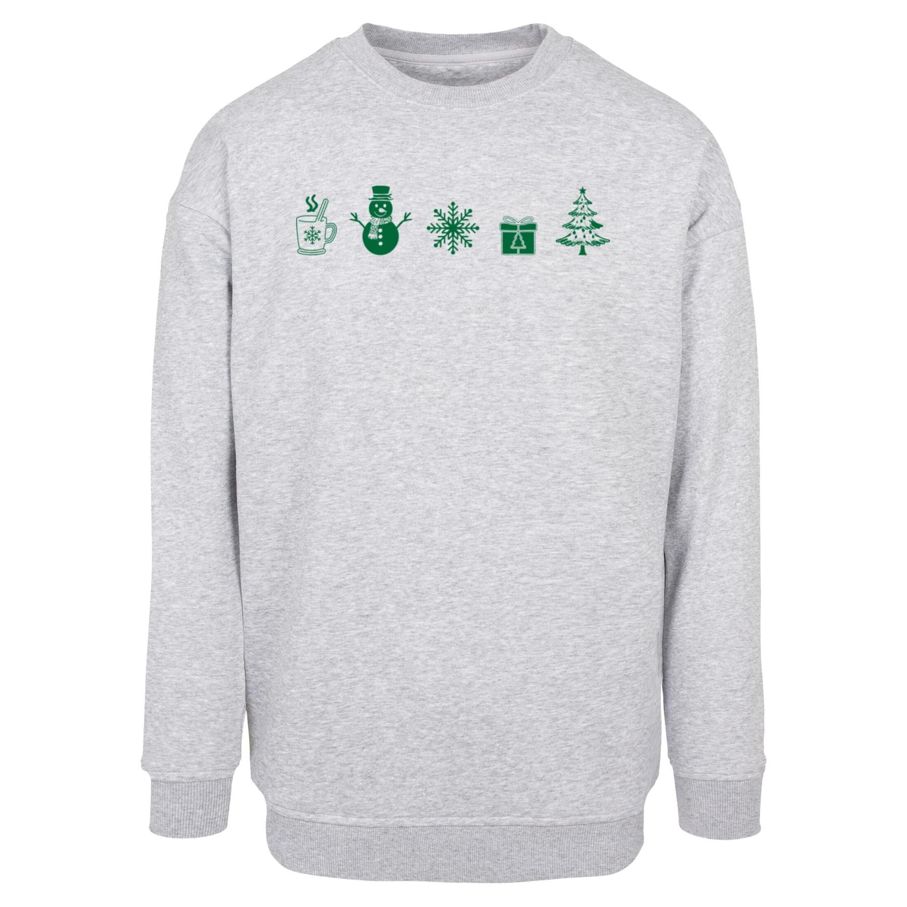 4069389600443 - Sweatshirt mit Rundhalsausschnitt Christmas Elements