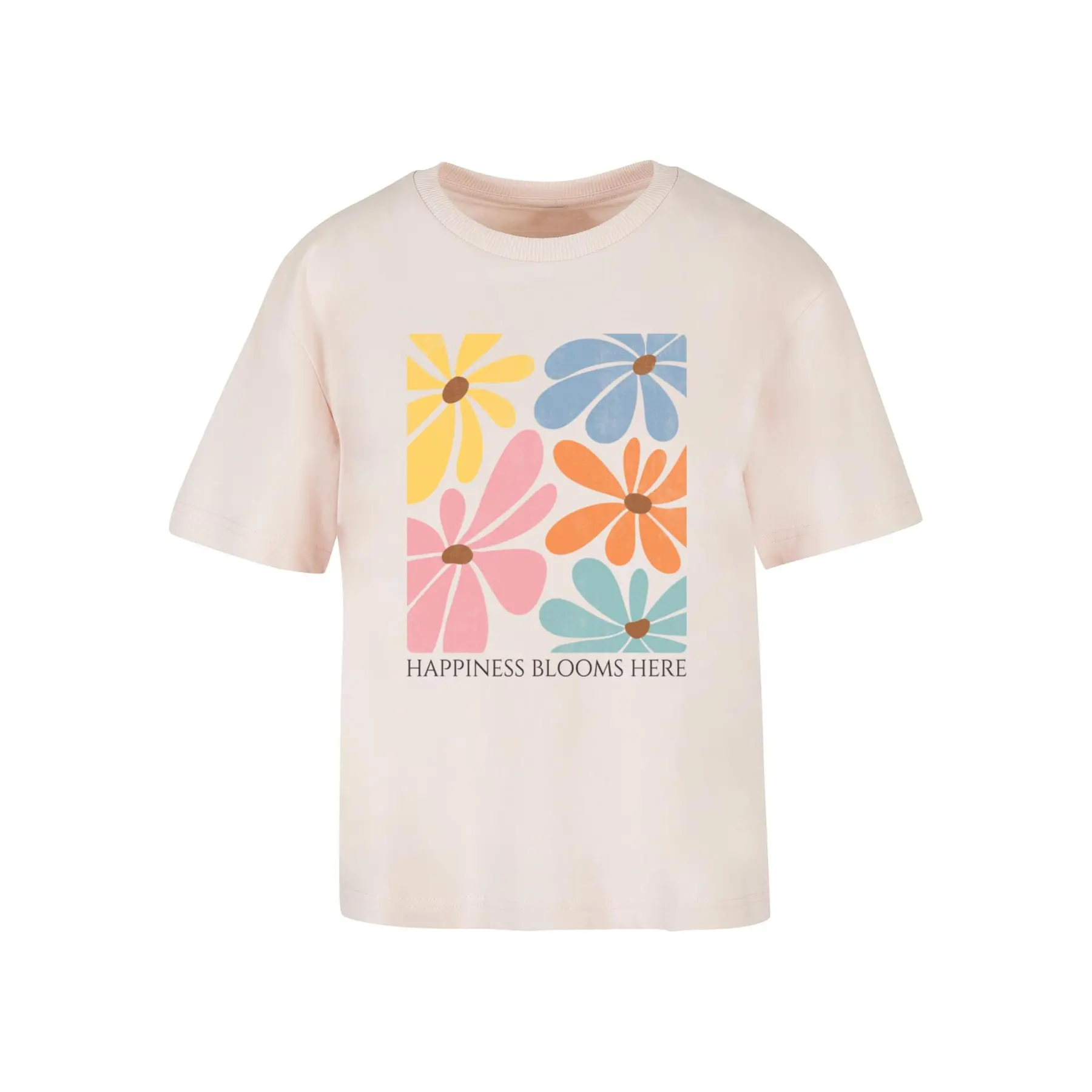4070058061489 - T-Shirt Happiness Blooms Here