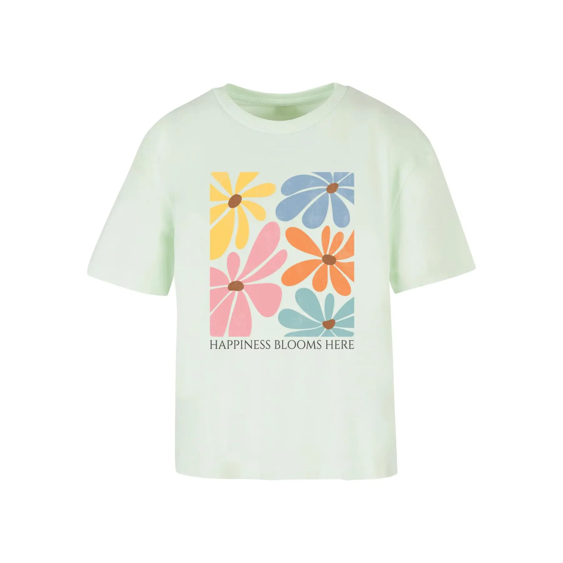 4070058061670 - T-Shirt Happiness Blooms Here