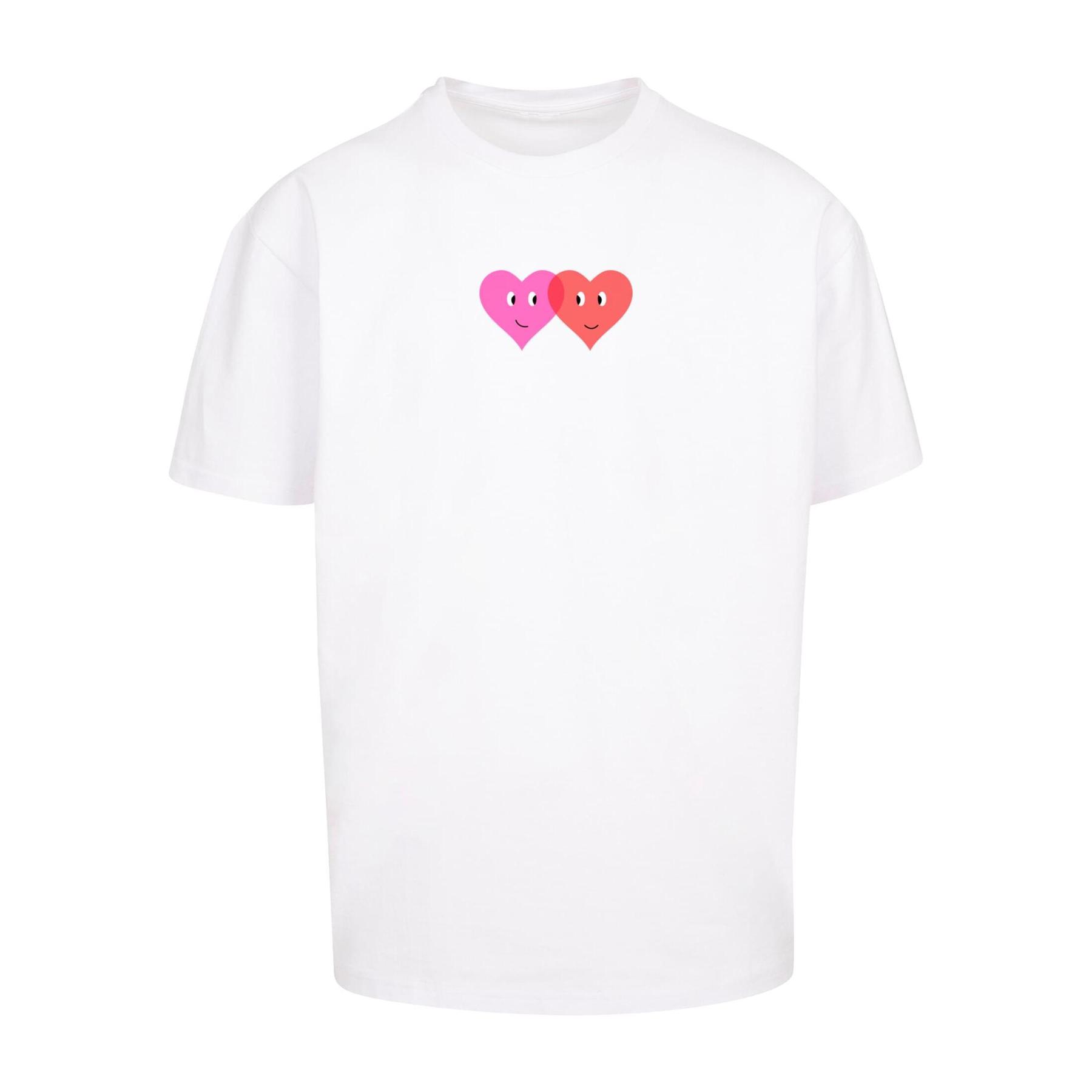 4069389250440 - Oversize-T-Shirt Hugs & Love - Two Hearts Heavy
