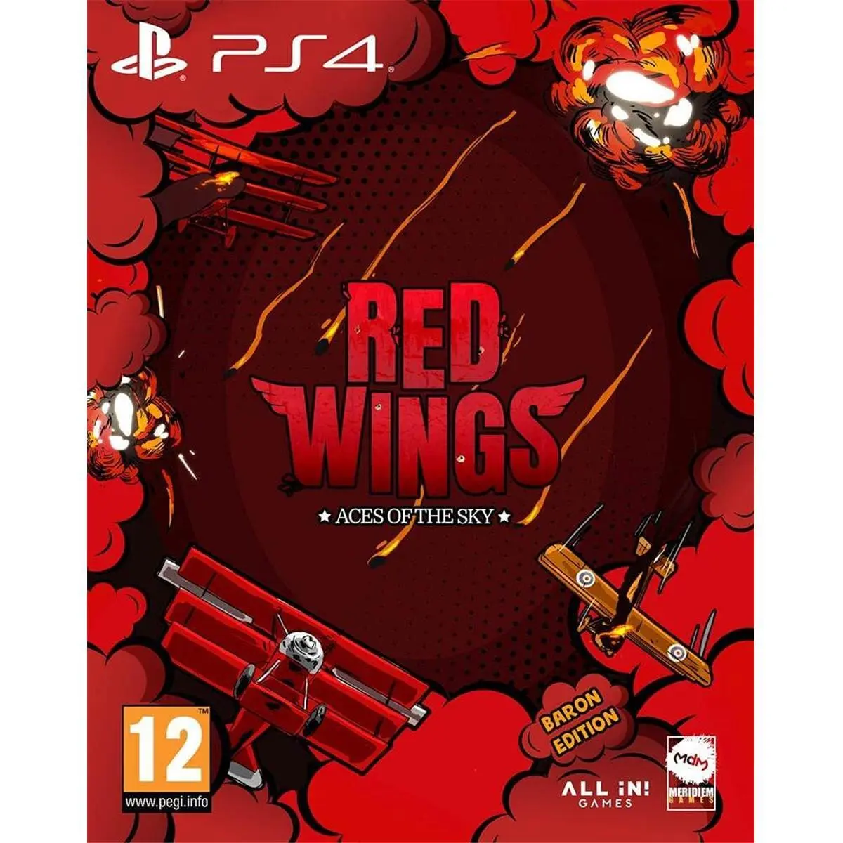 8437020062343 - Red Wings Aces of the Sky - Sony PlayStation 4 - Simulator - PEGI 12 8437020062343 - Red Wings Aces of the Sky - Sony PlayStation 4 - Simulator - PEGI 12
