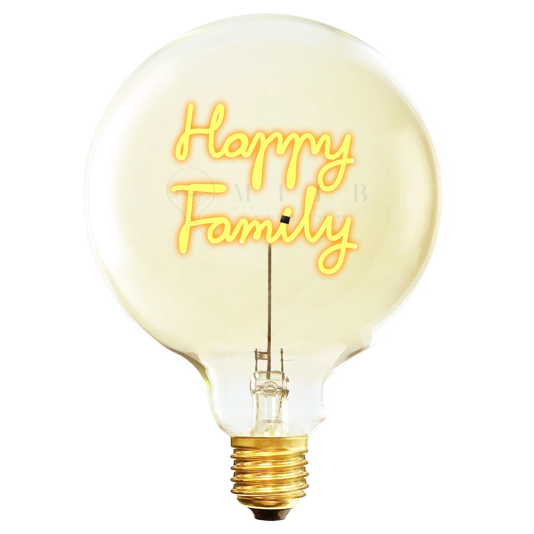 4897089363340 - led-glühbirne zum aufstellen e27 Happy Family